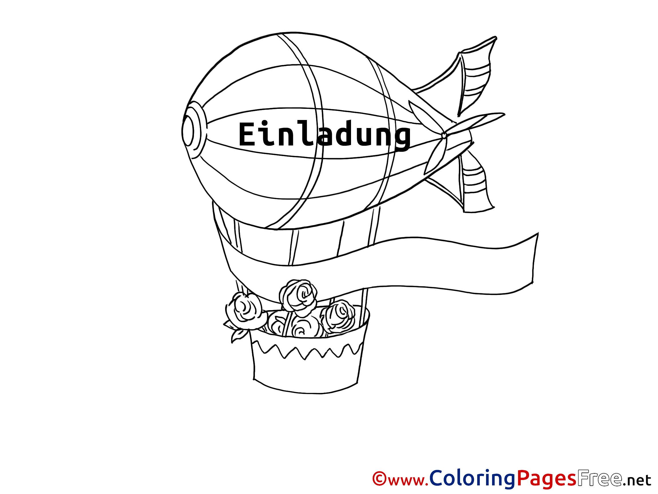 Happy birthday airplane coloring page paperpolf