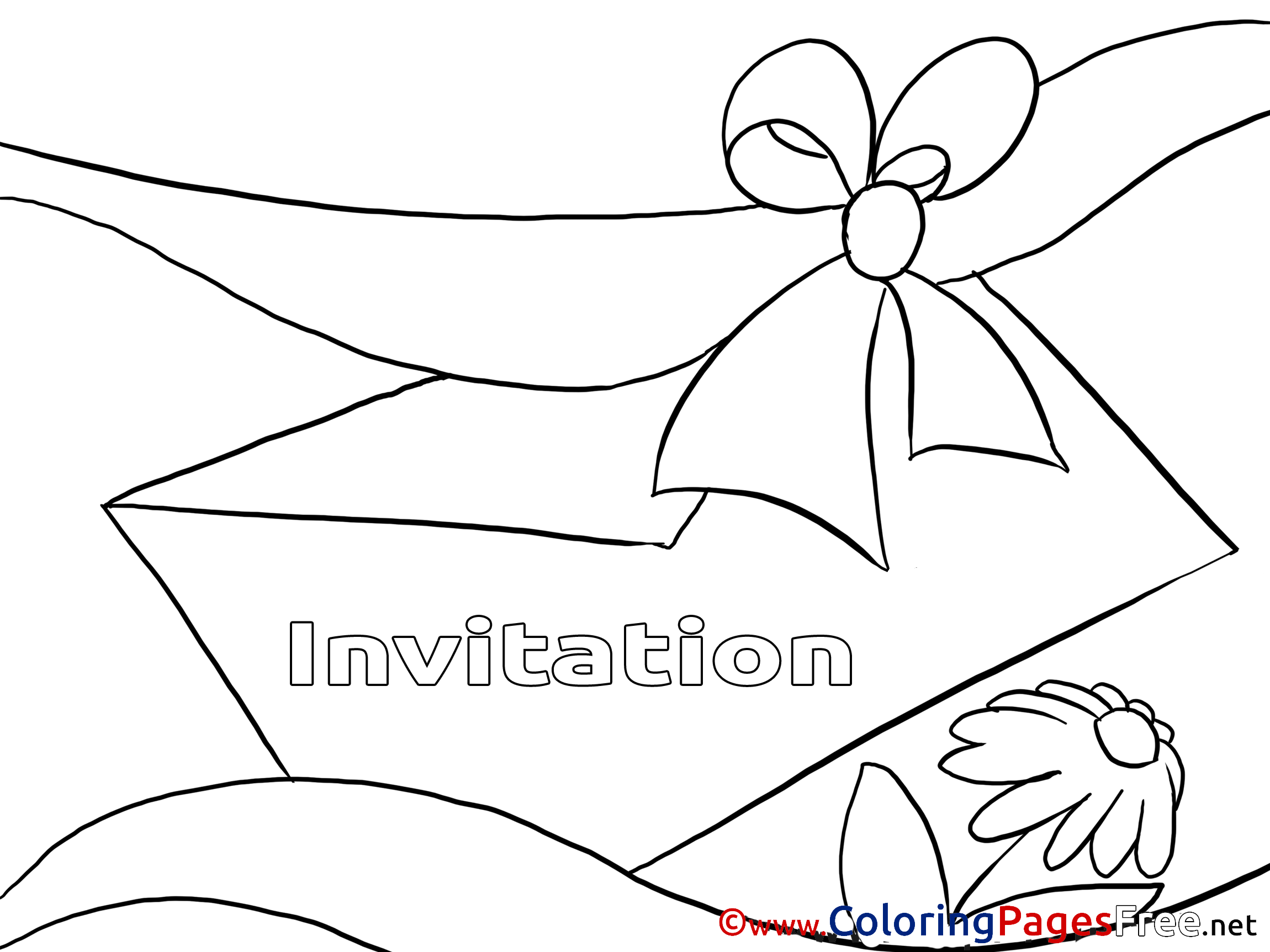 Envelope Download Birthday Coloring Pages