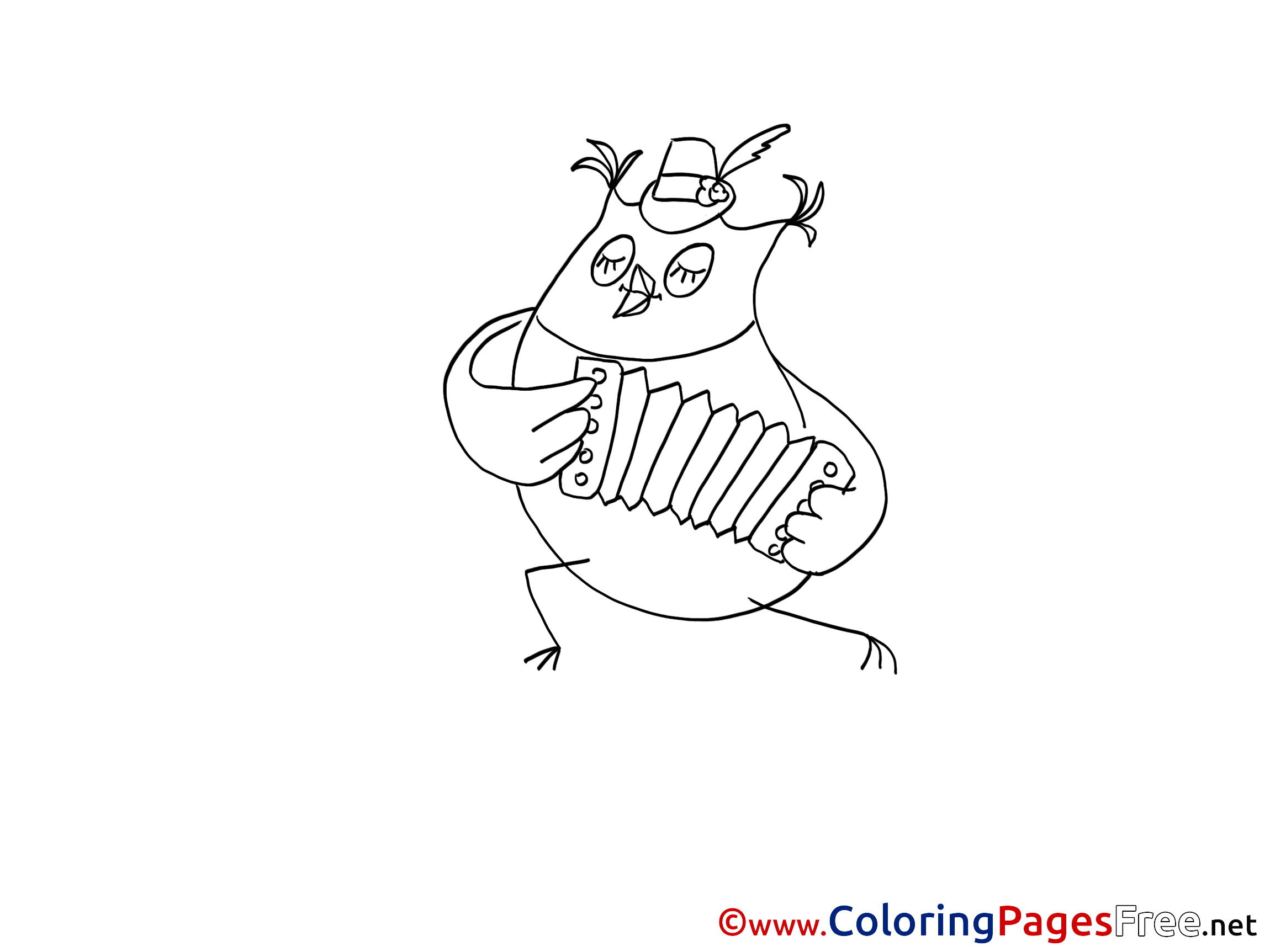Owl Coloring Sheets Birthday Free