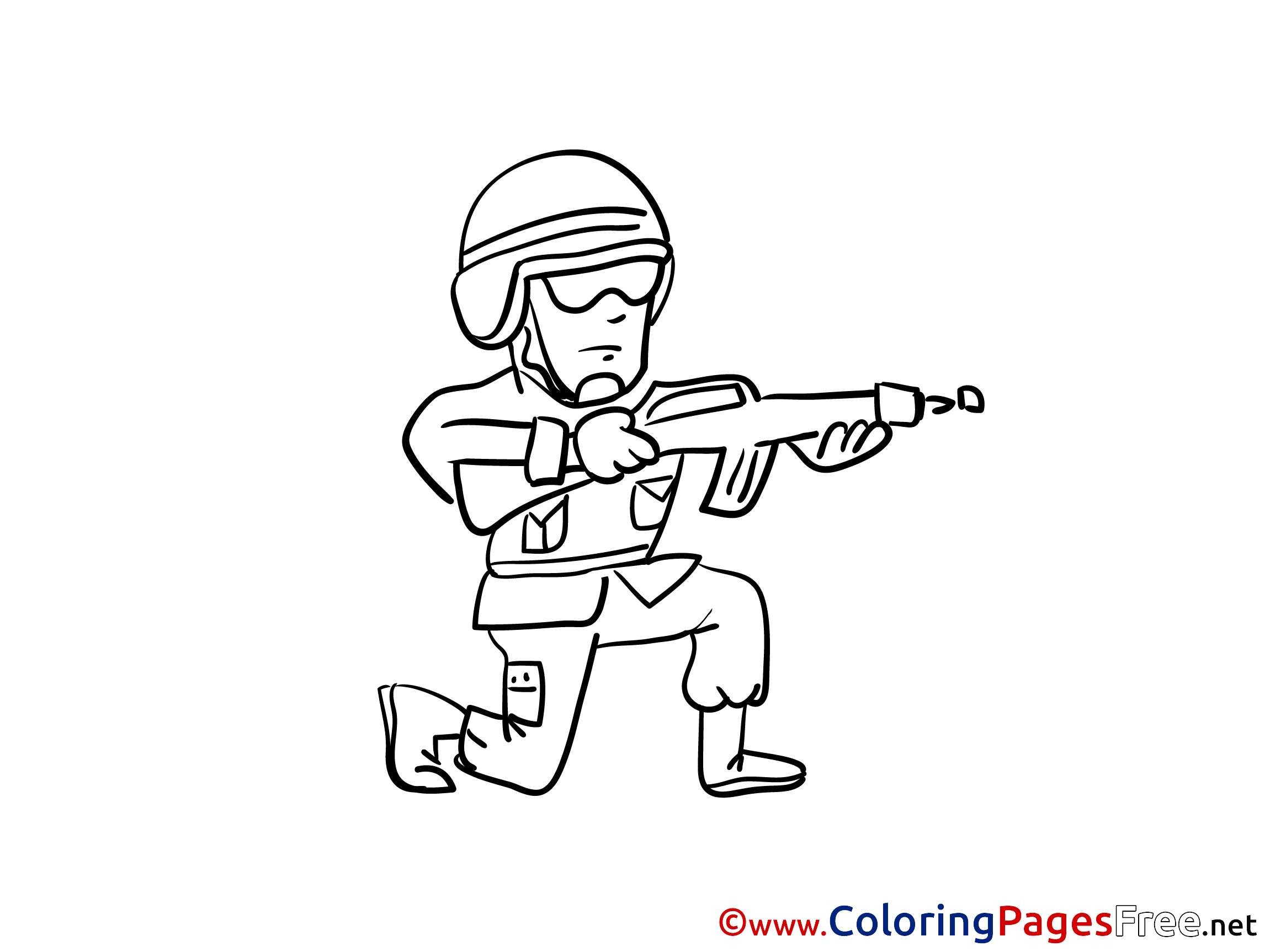 Airsoft Coloring Pages