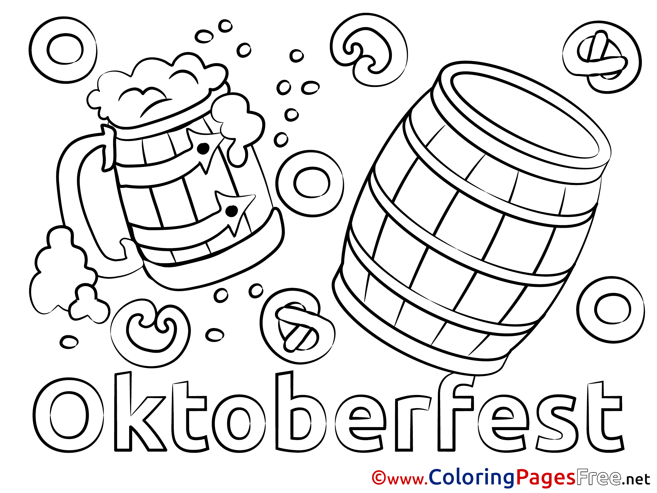 Oktoberfest Coloring Pages