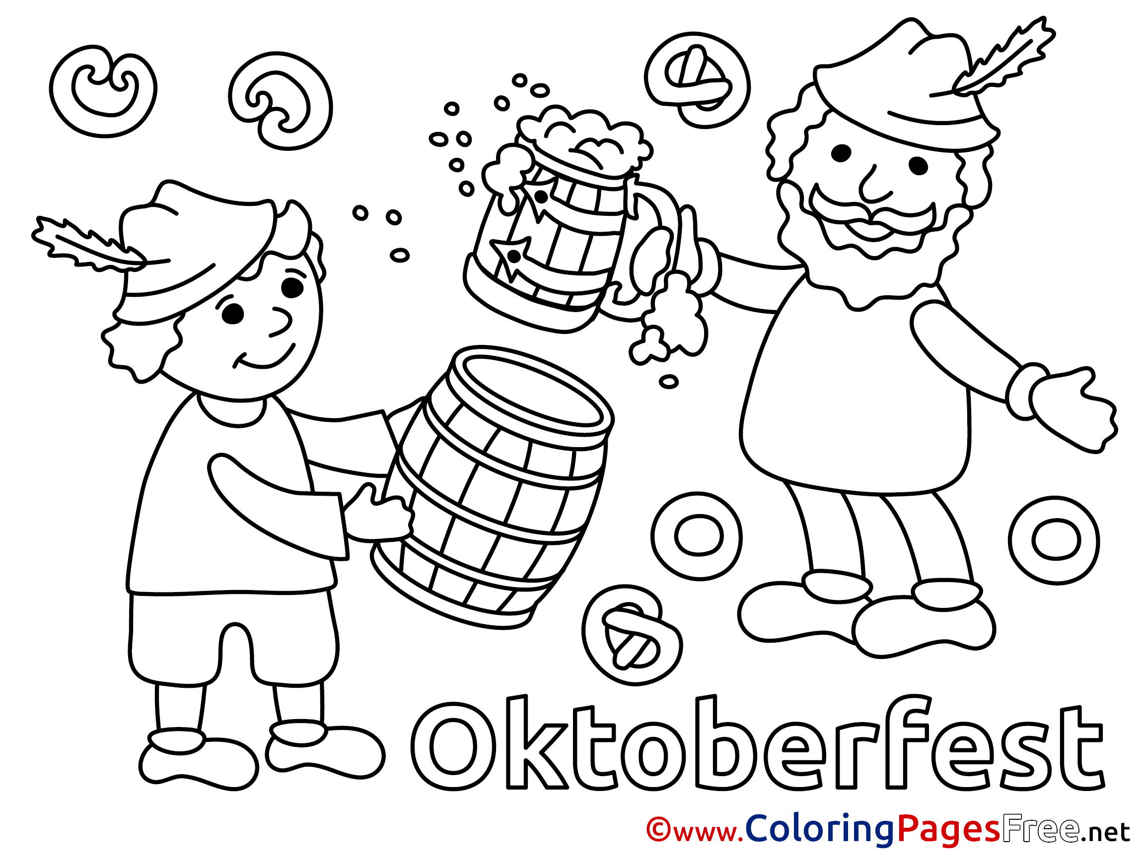 Oktoberfest Coloring Pages