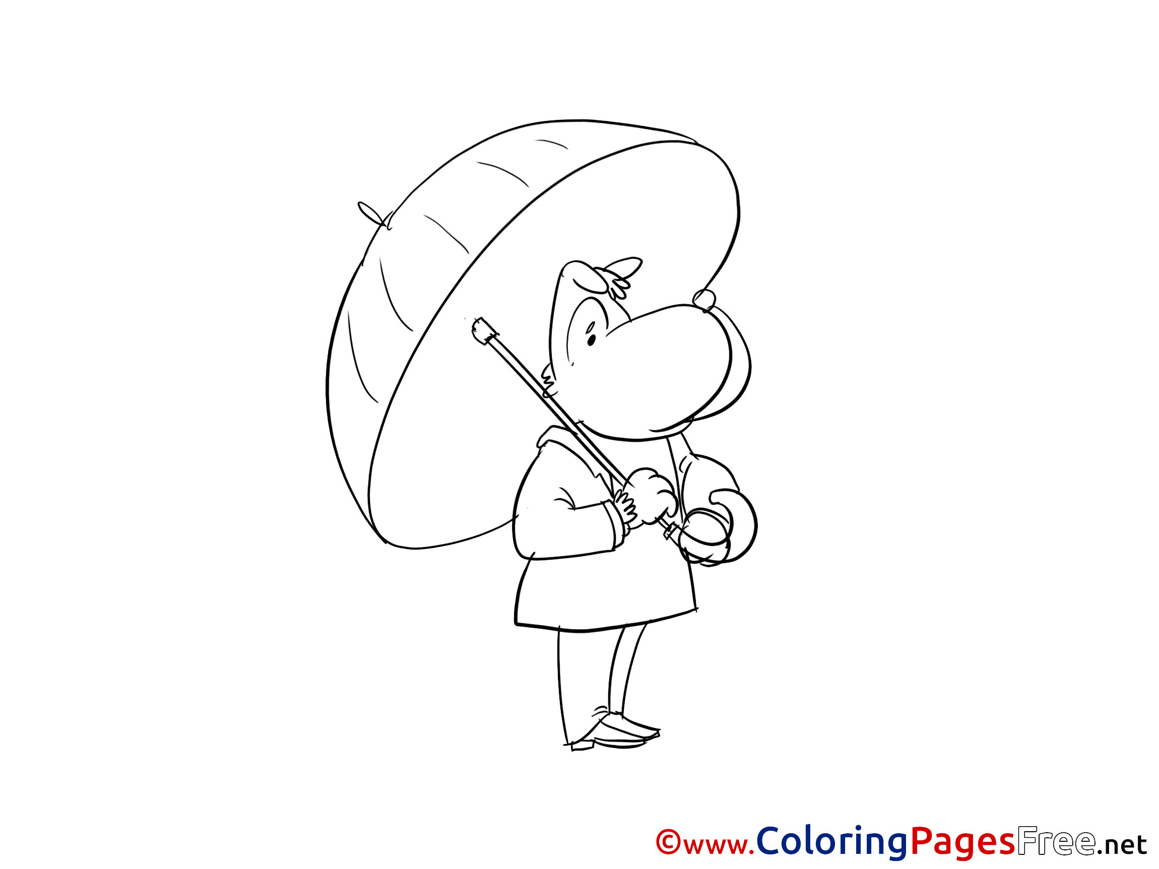 Dog free Colouring Page download