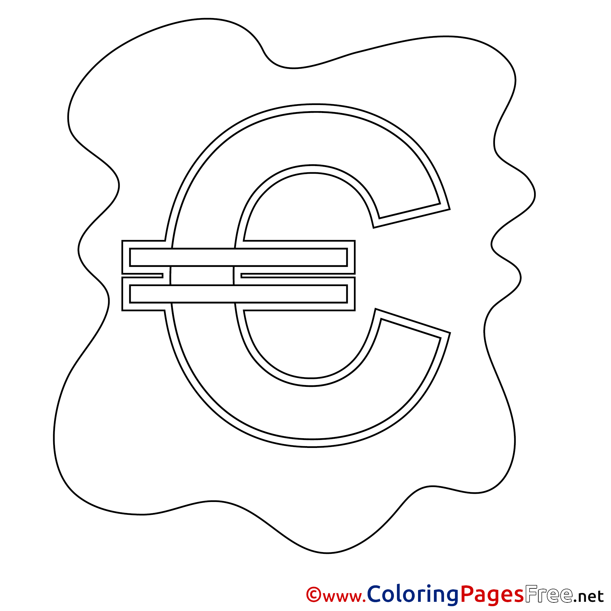 Euro Business Coloring Pages Free