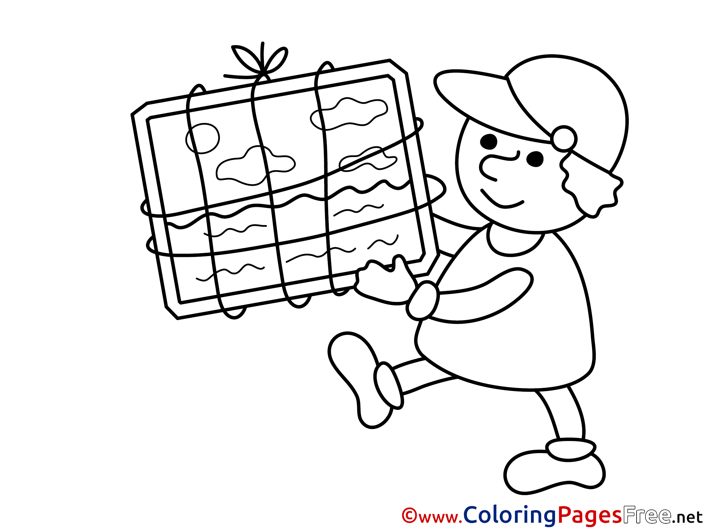 Loader Business Free Coloring Pages