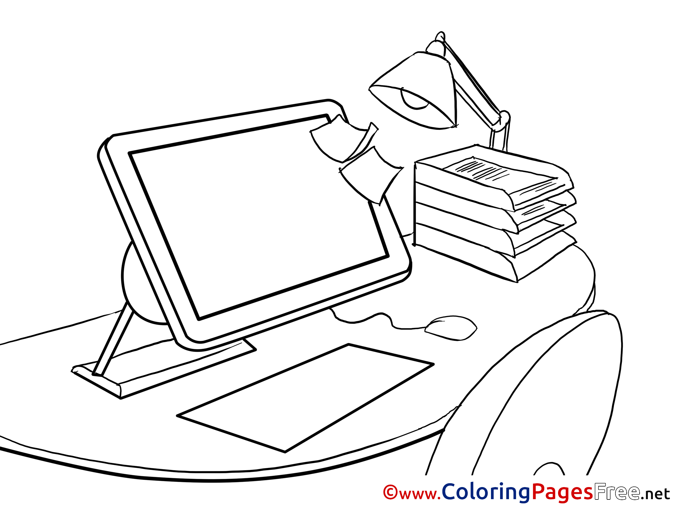 Pc Kids Business Coloring Pages