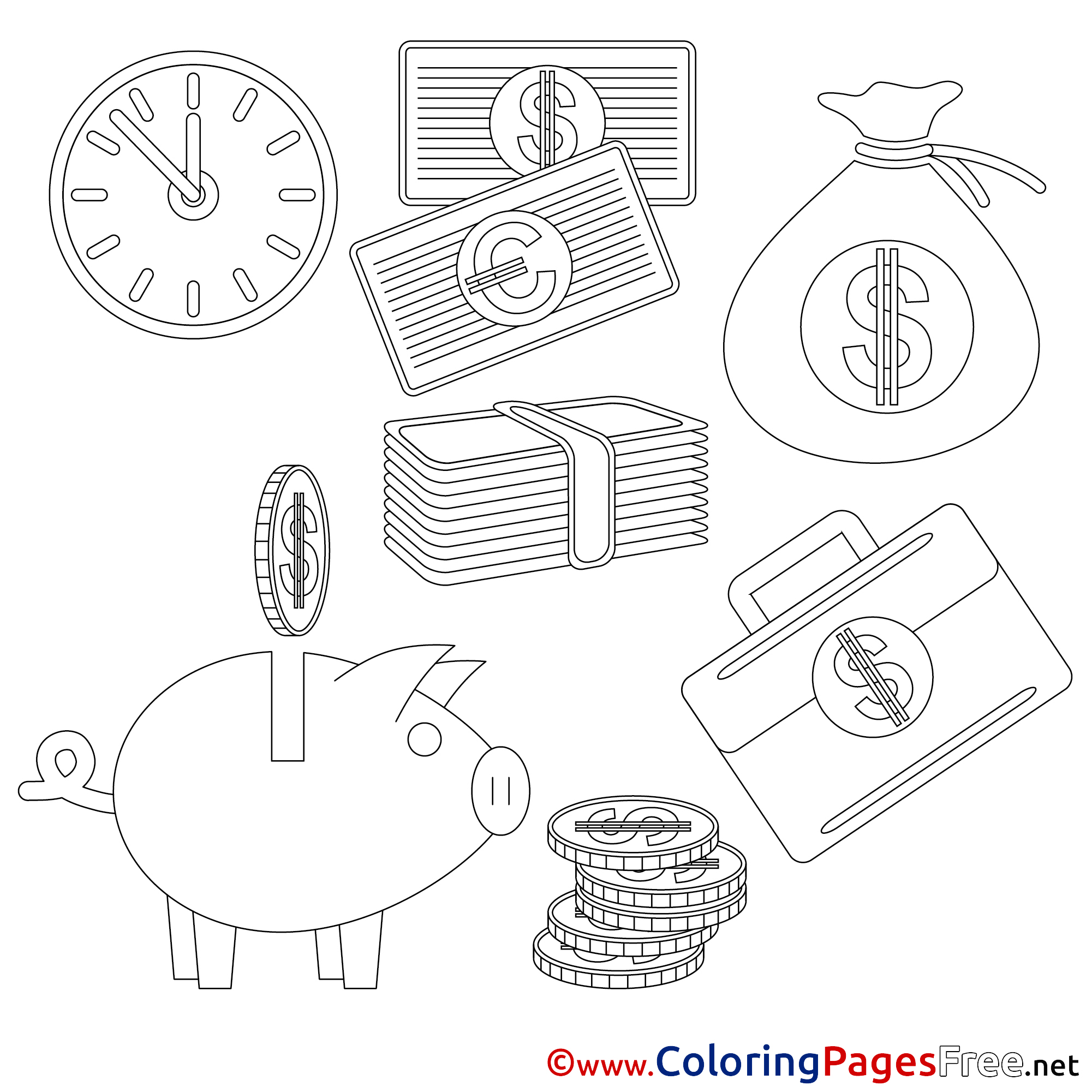 Printable Coloring Pages Business