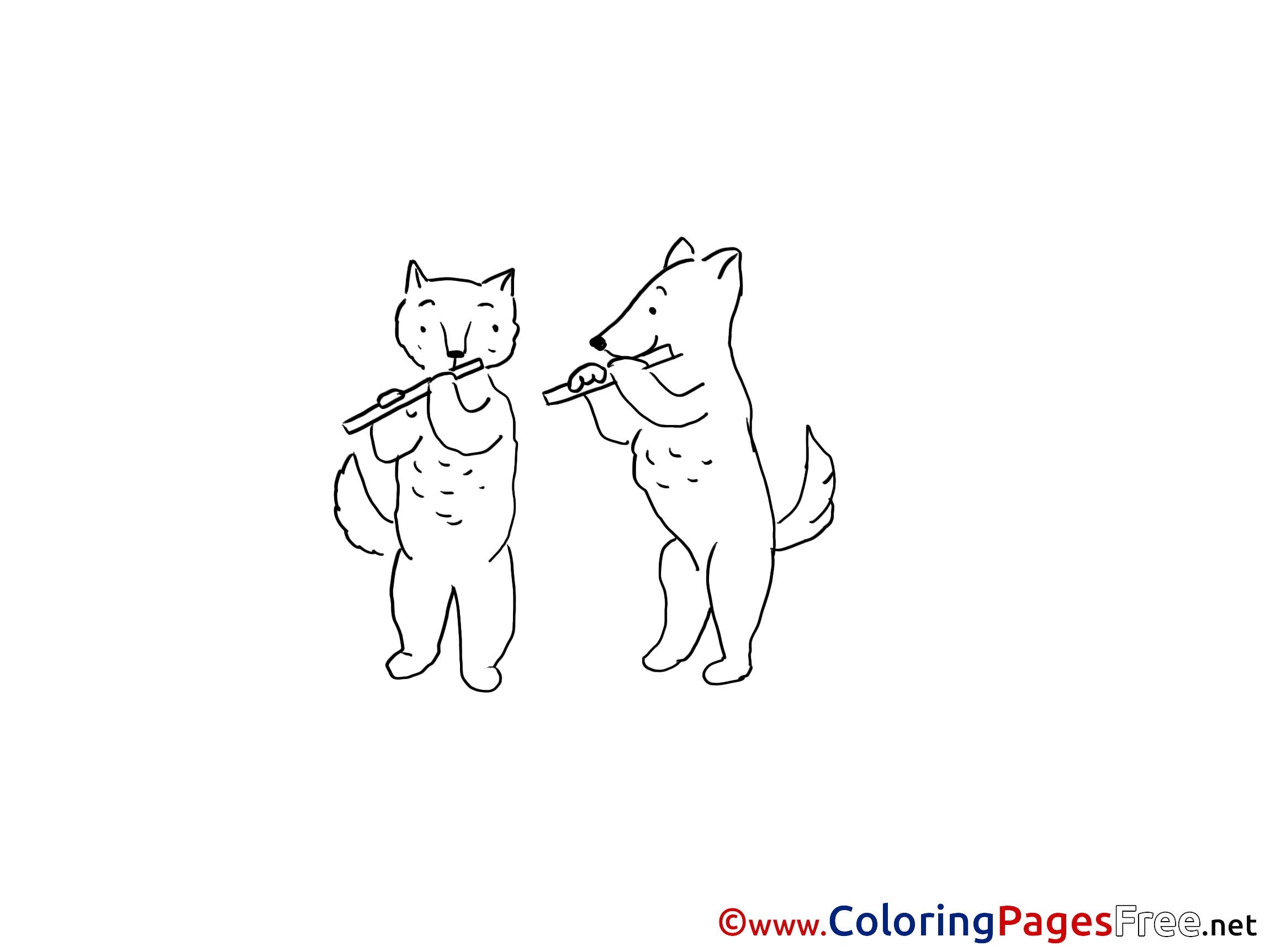 Download 213+ Flute Coloring Pages PNG PDF File - Free t shirt mockup