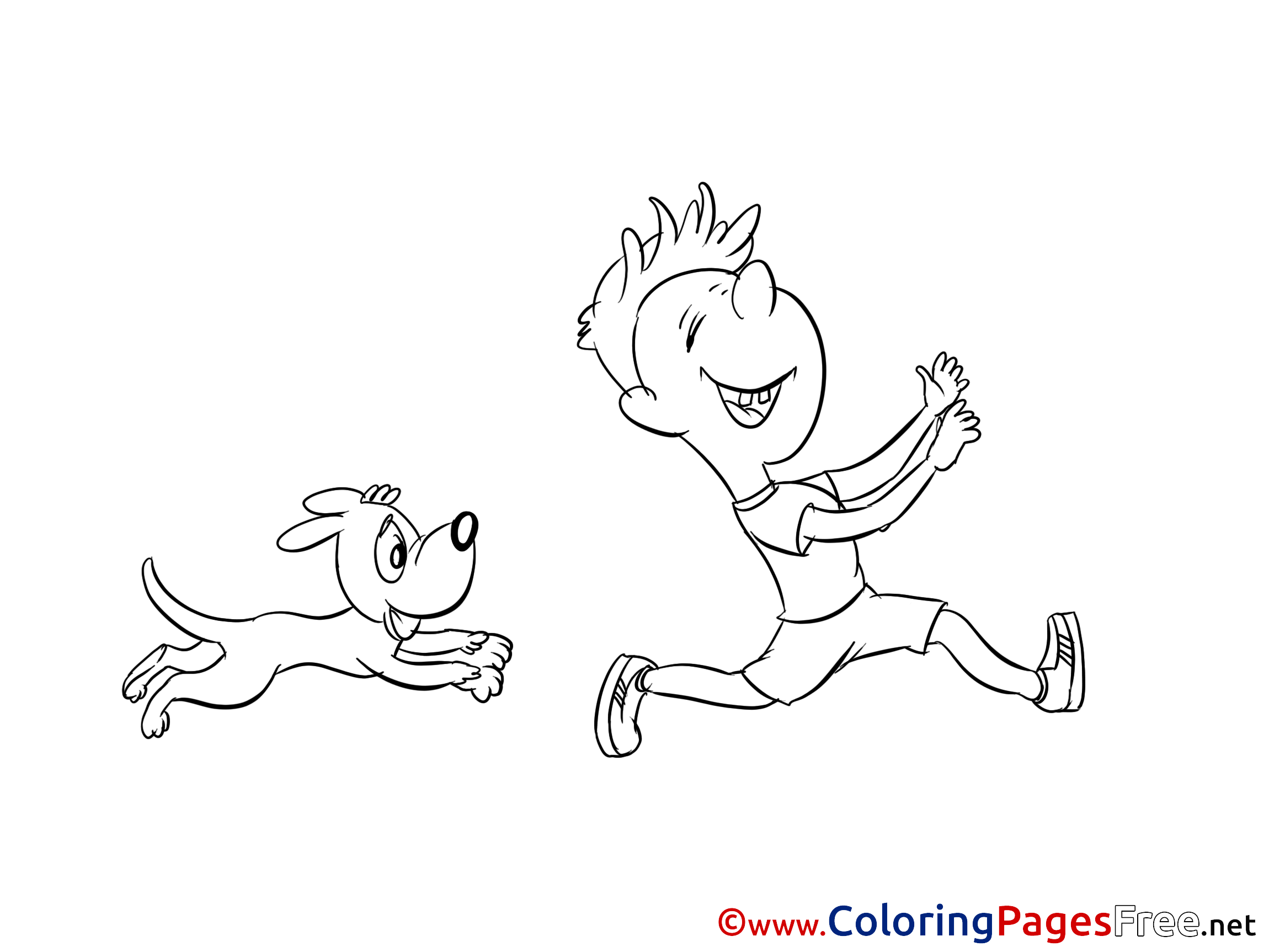 Puppy Printable Coloring Pages For Free