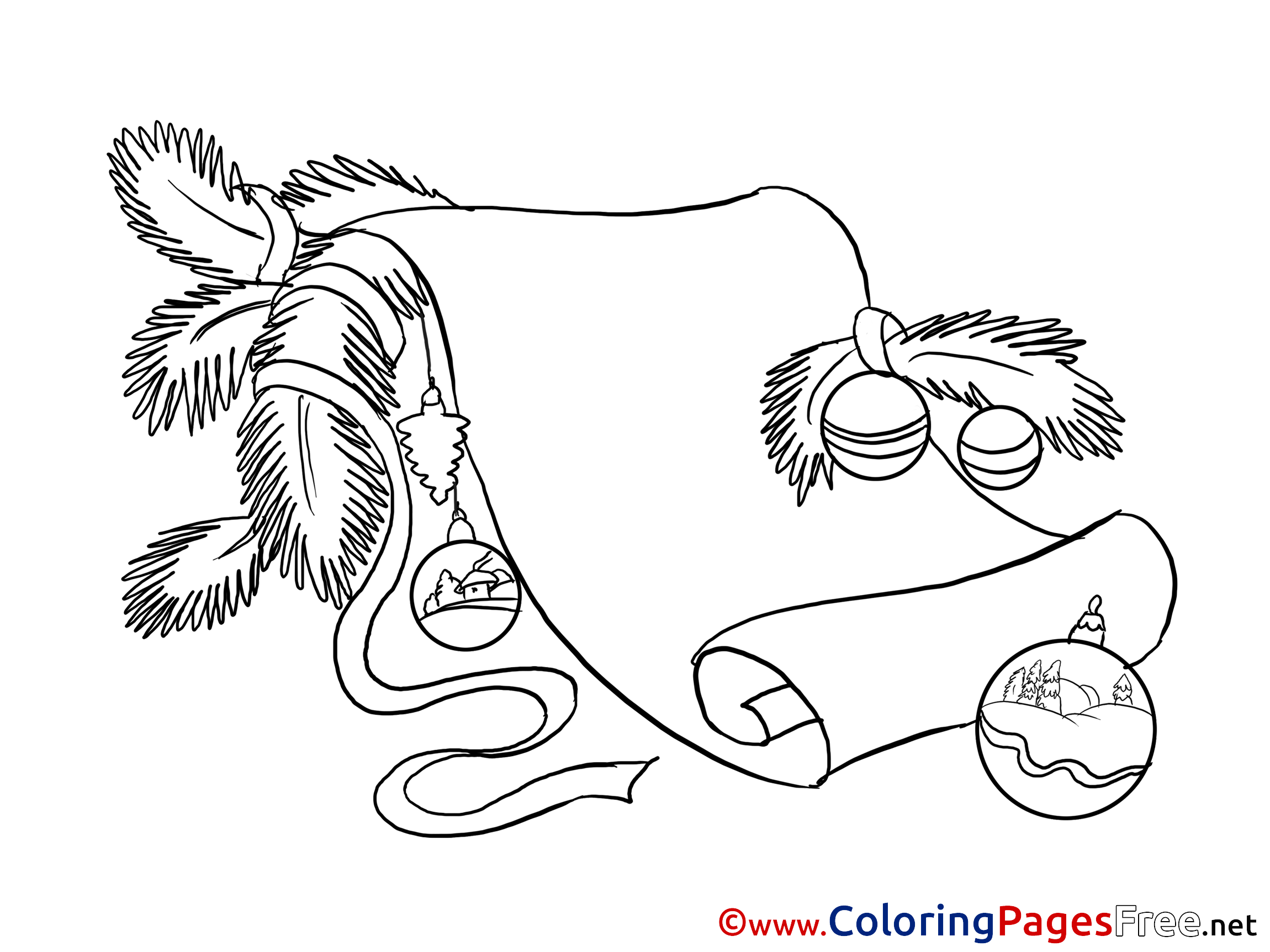 Wish List Coloring Sheets Christmas free