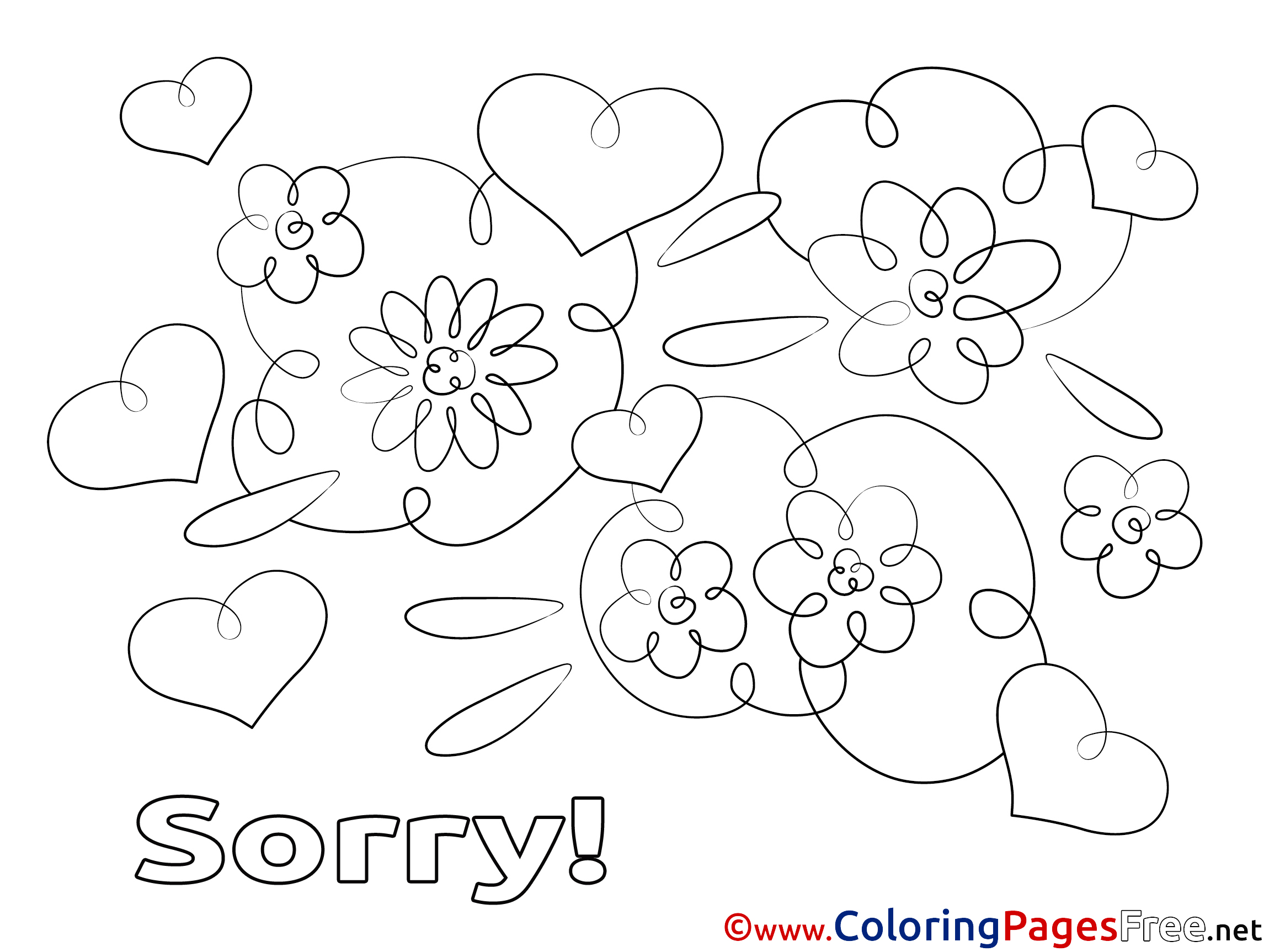 Sorry For Your Loss Coloring Pages Coloring Pages