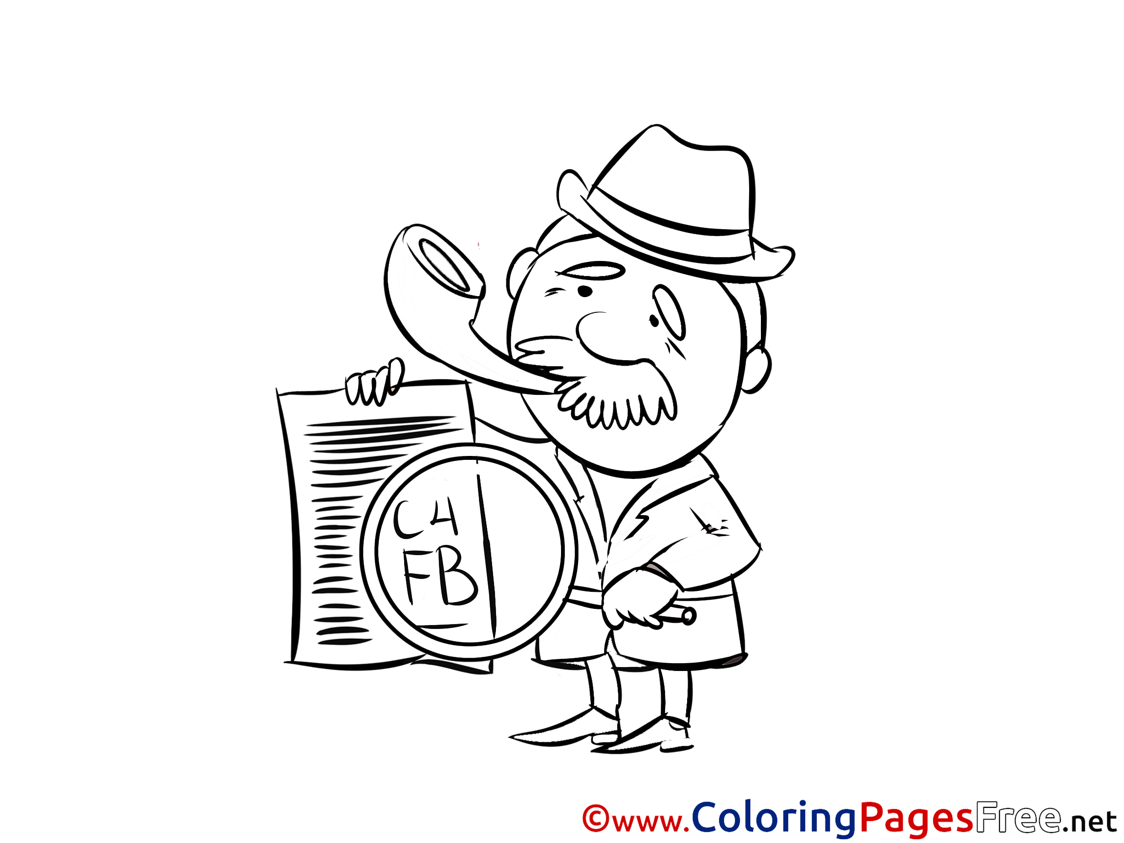 Clue Kids download Coloring Pages