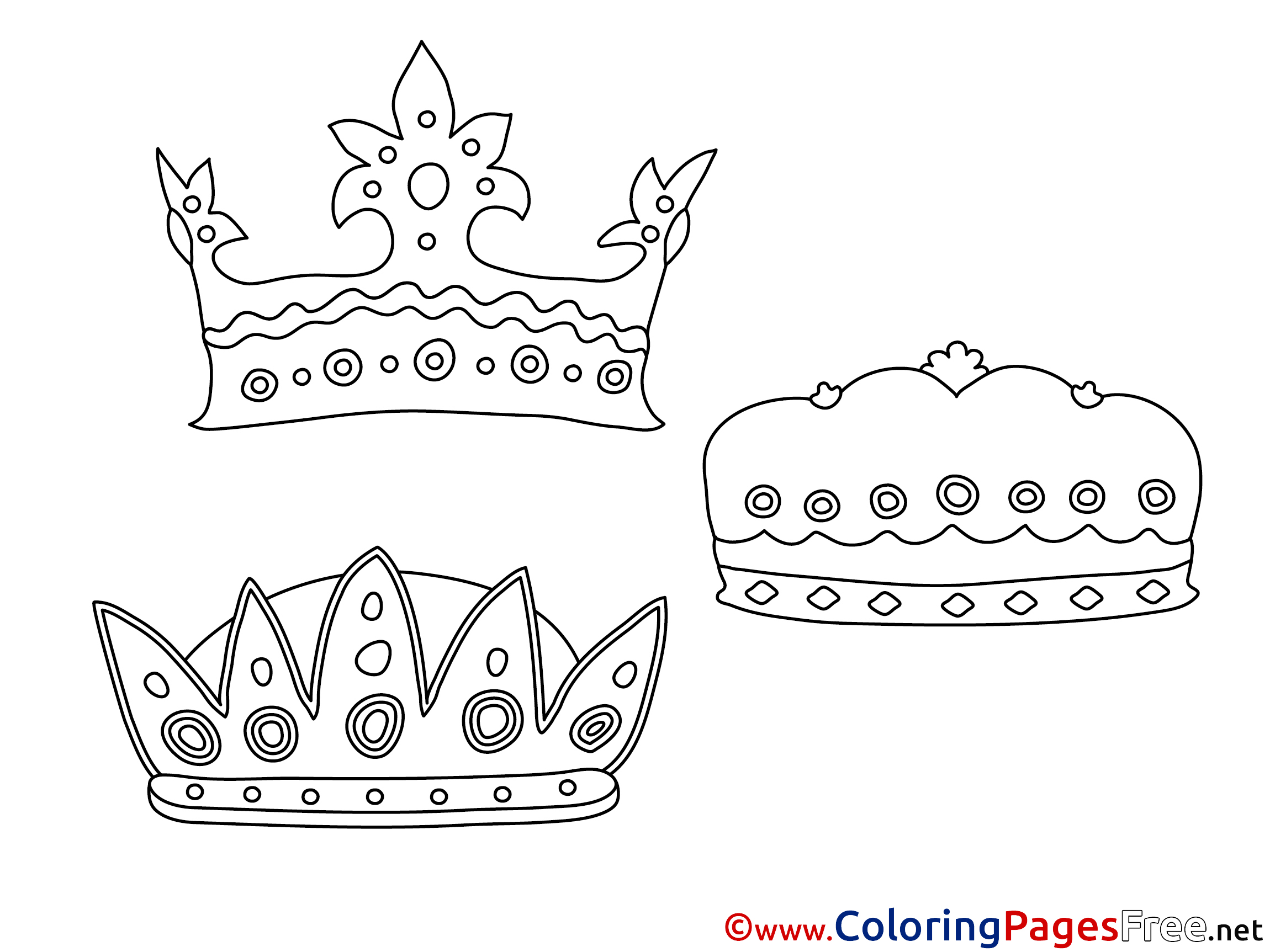 Coloring Pages Of Crowns Coloring Pages