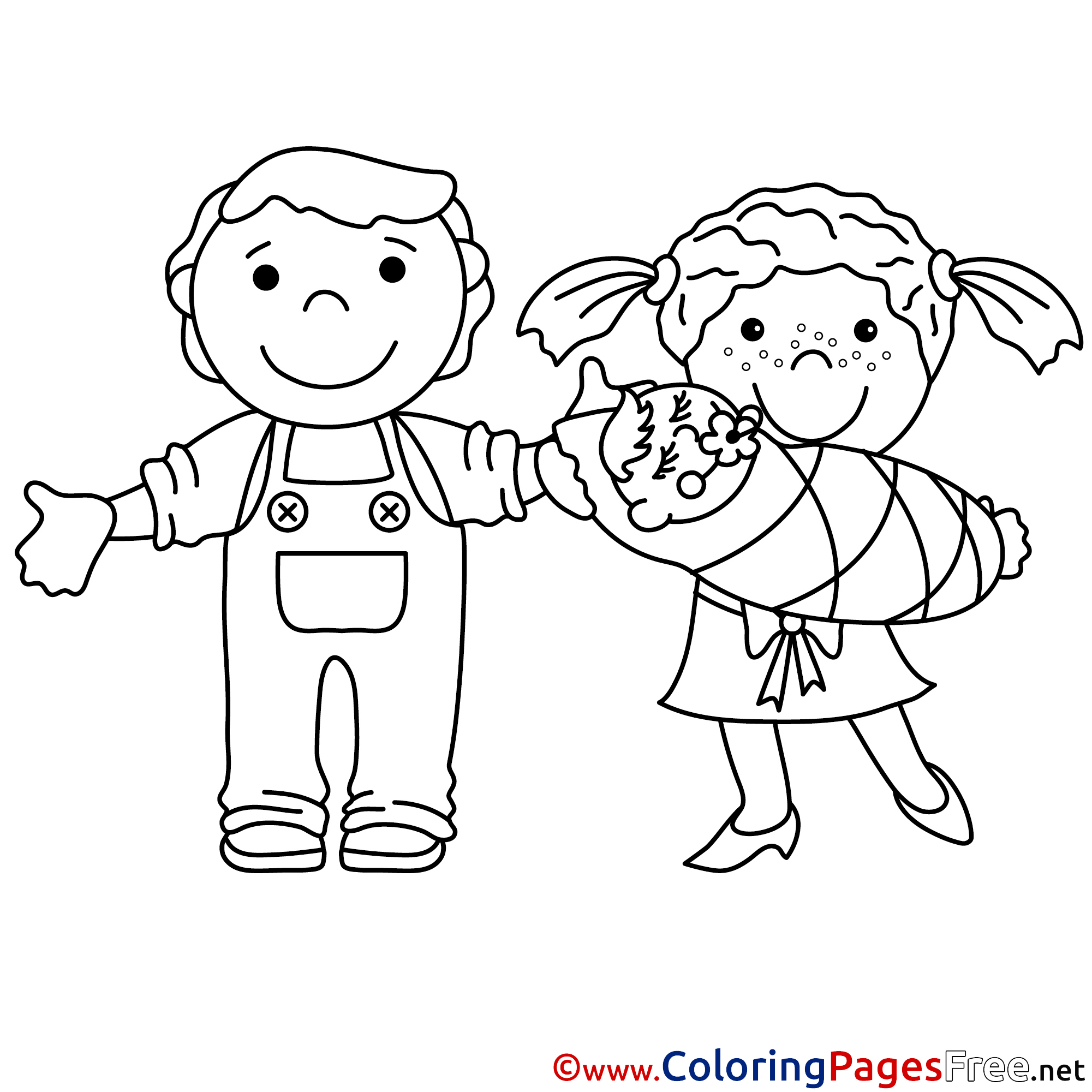Family Coloring Pages for free