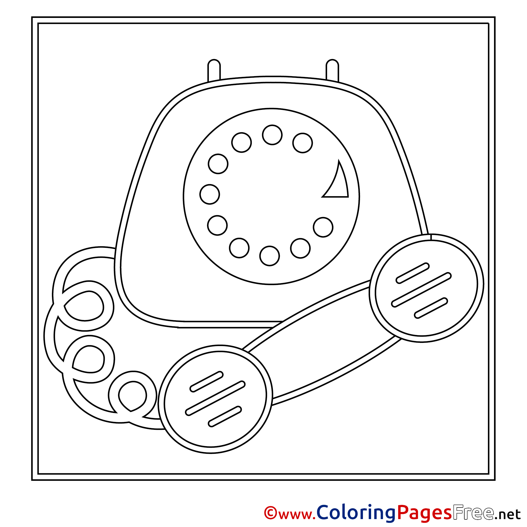 Phone printable Coloring Sheets download