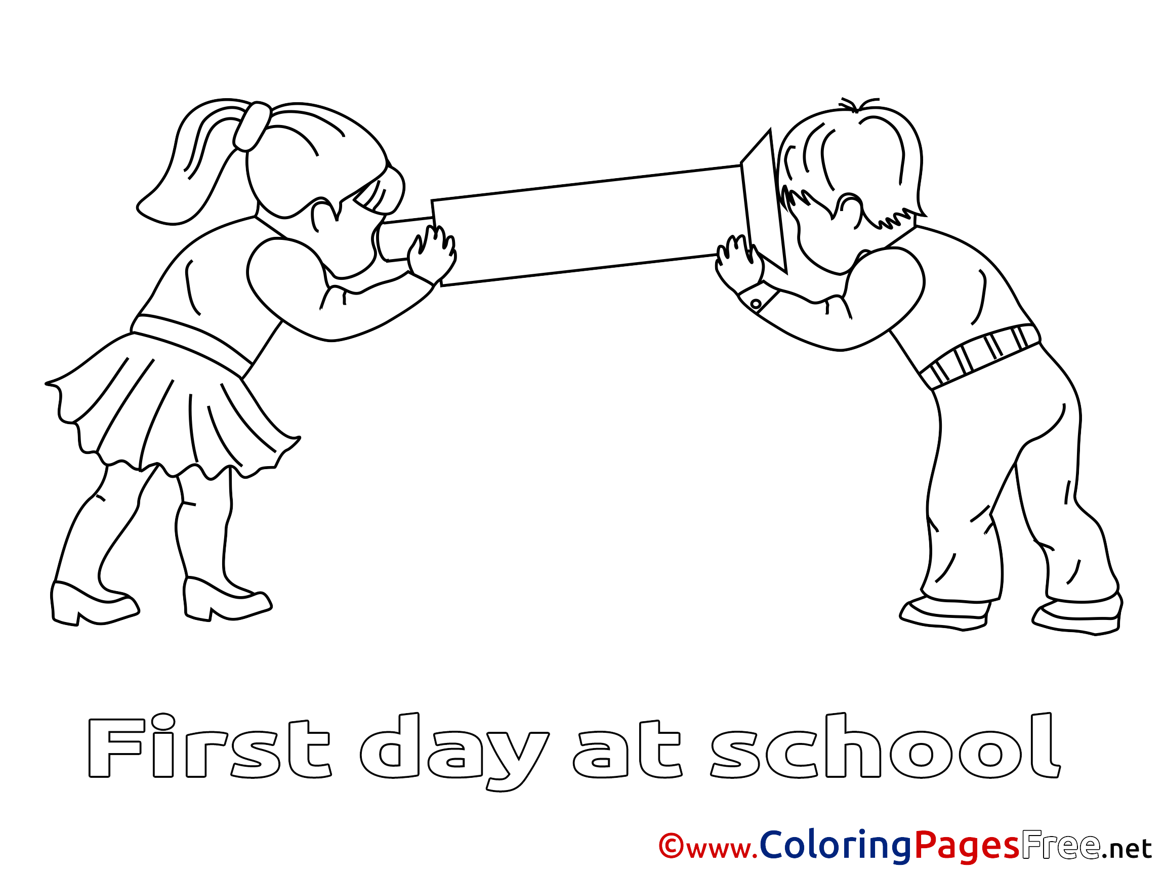 Telescope Pupils Kids Download Coloring Pages