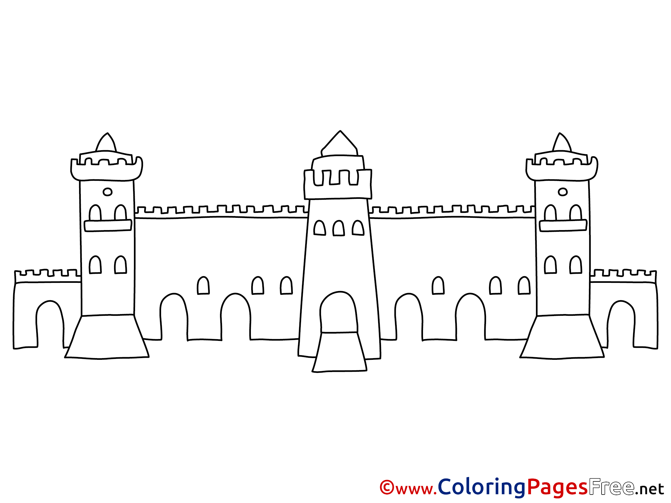 Wall Coloring Pages For Free