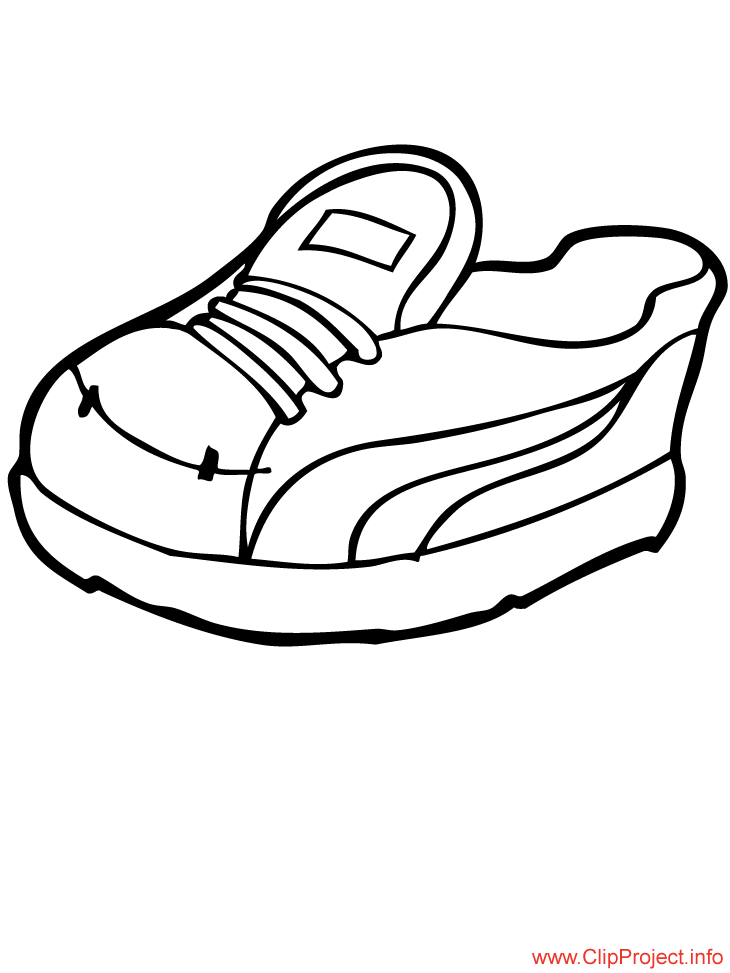 Shoes to color image