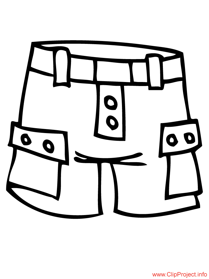 Shorts coloring cheap pages