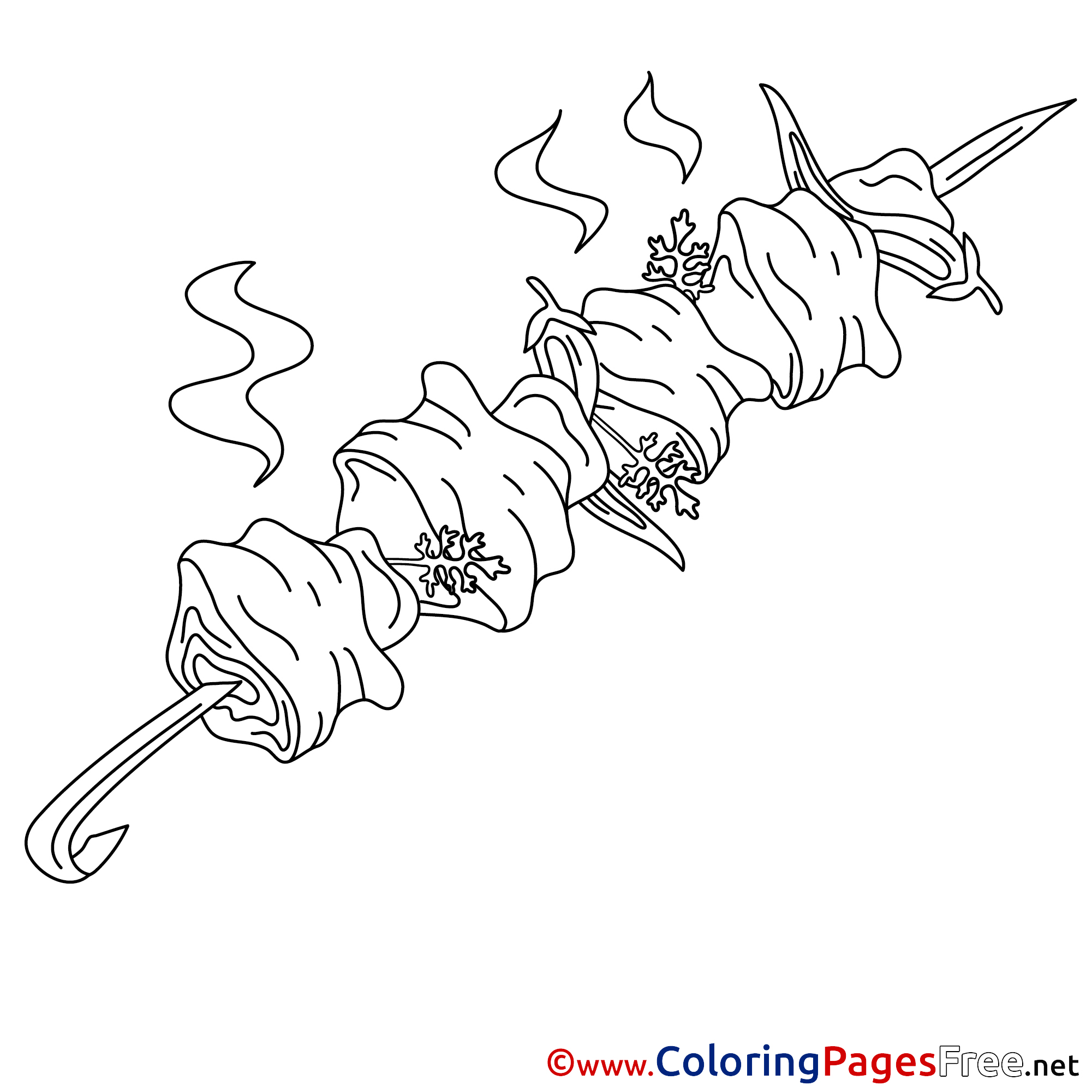 Food coloring pages Food coloring pages