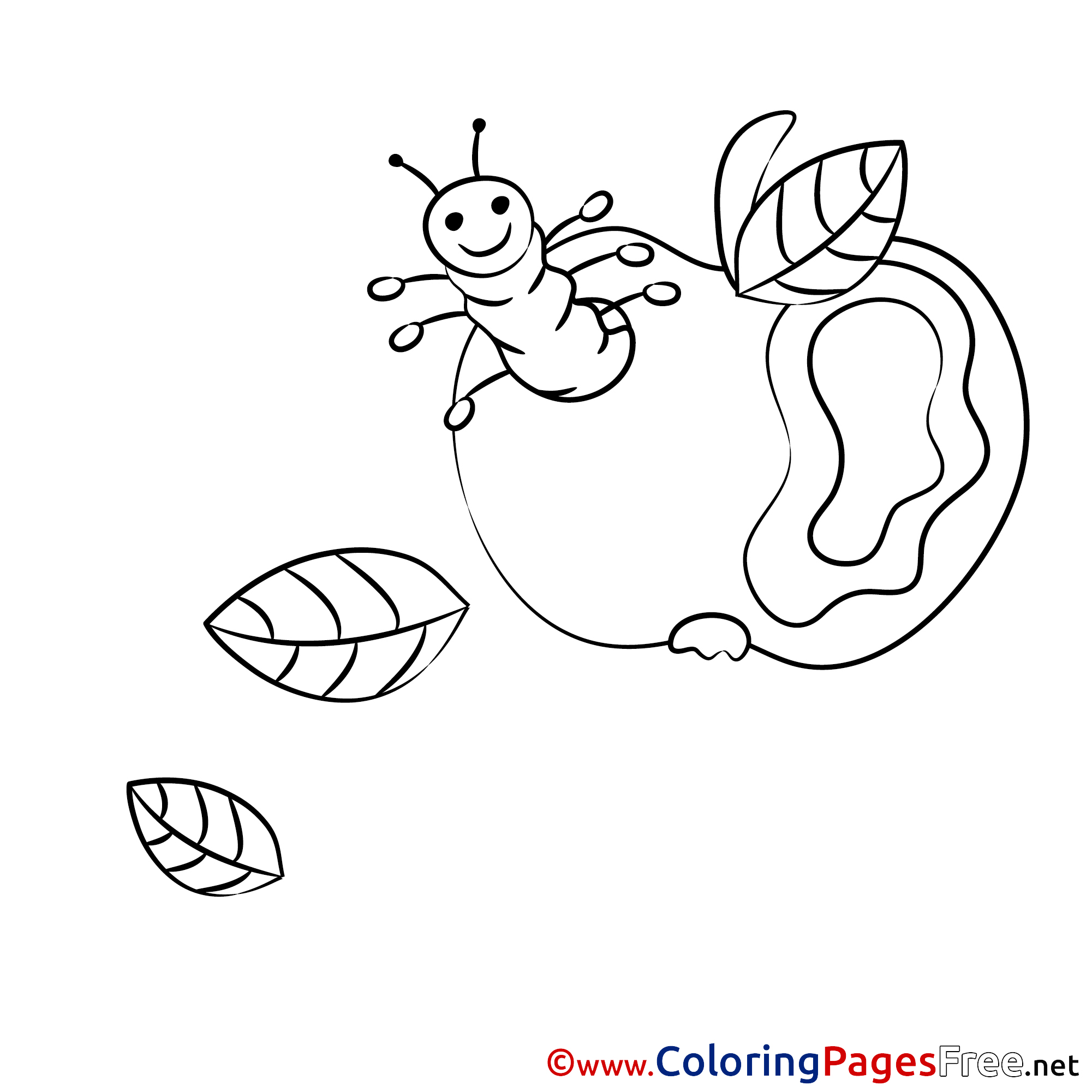 Printable Coloring Sheets Apple Download