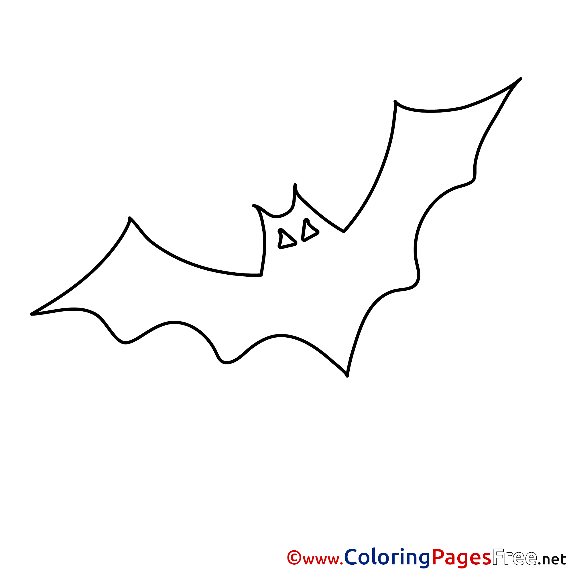 Bat Kids Halloween Coloring Pages