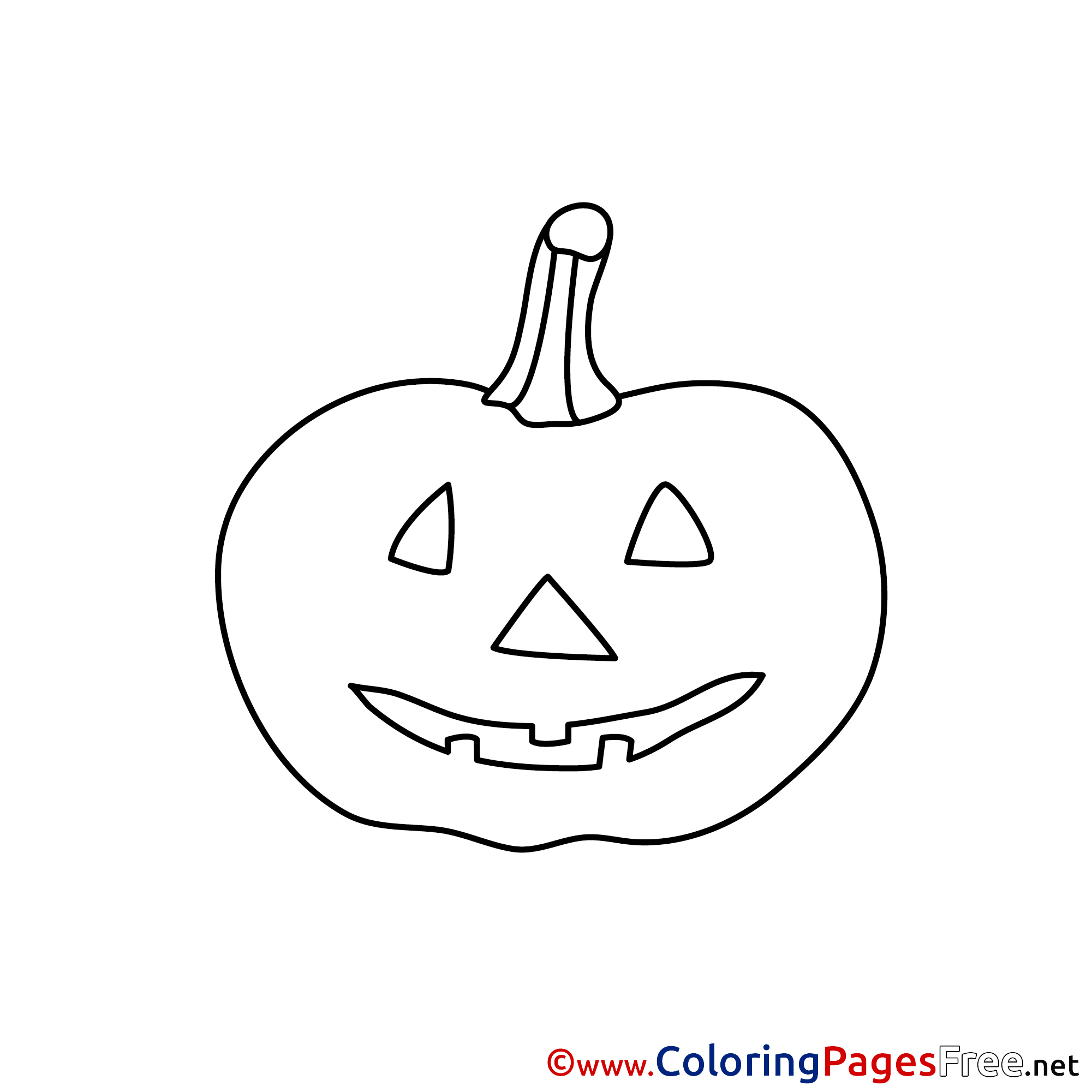 Printable Pumpkin Halloween Coloring Sheets