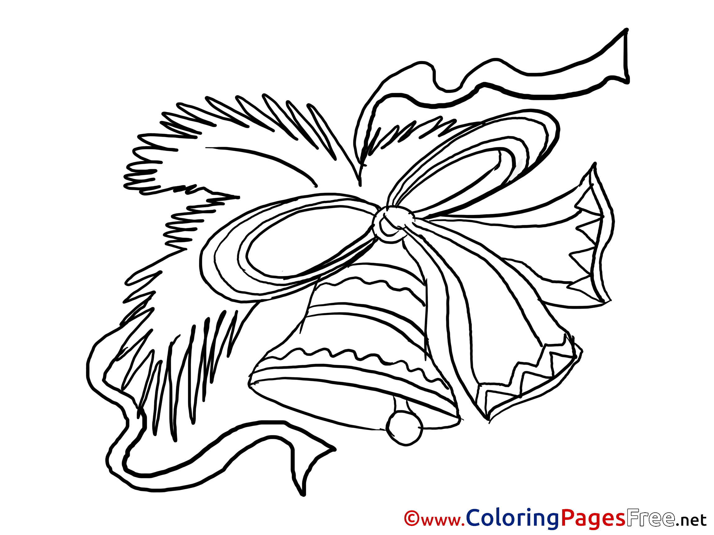 Jingle Bells Download New Year Coloring Pages