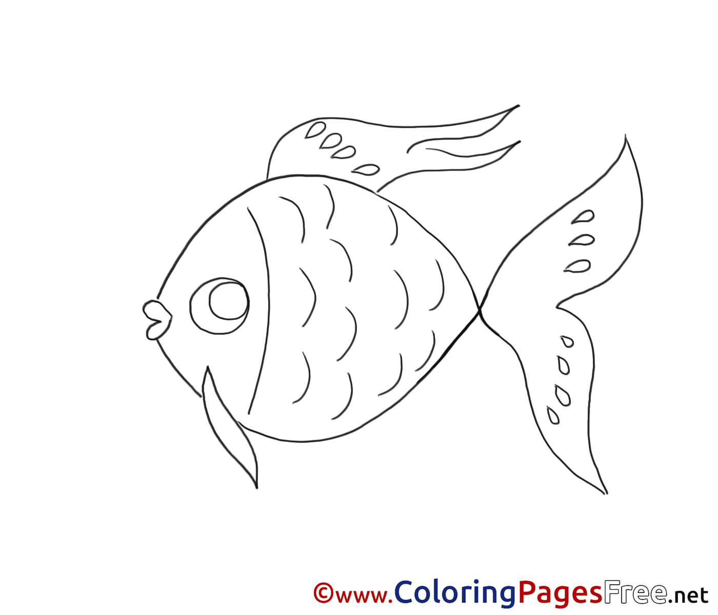 Fish Coloring Pages For Free