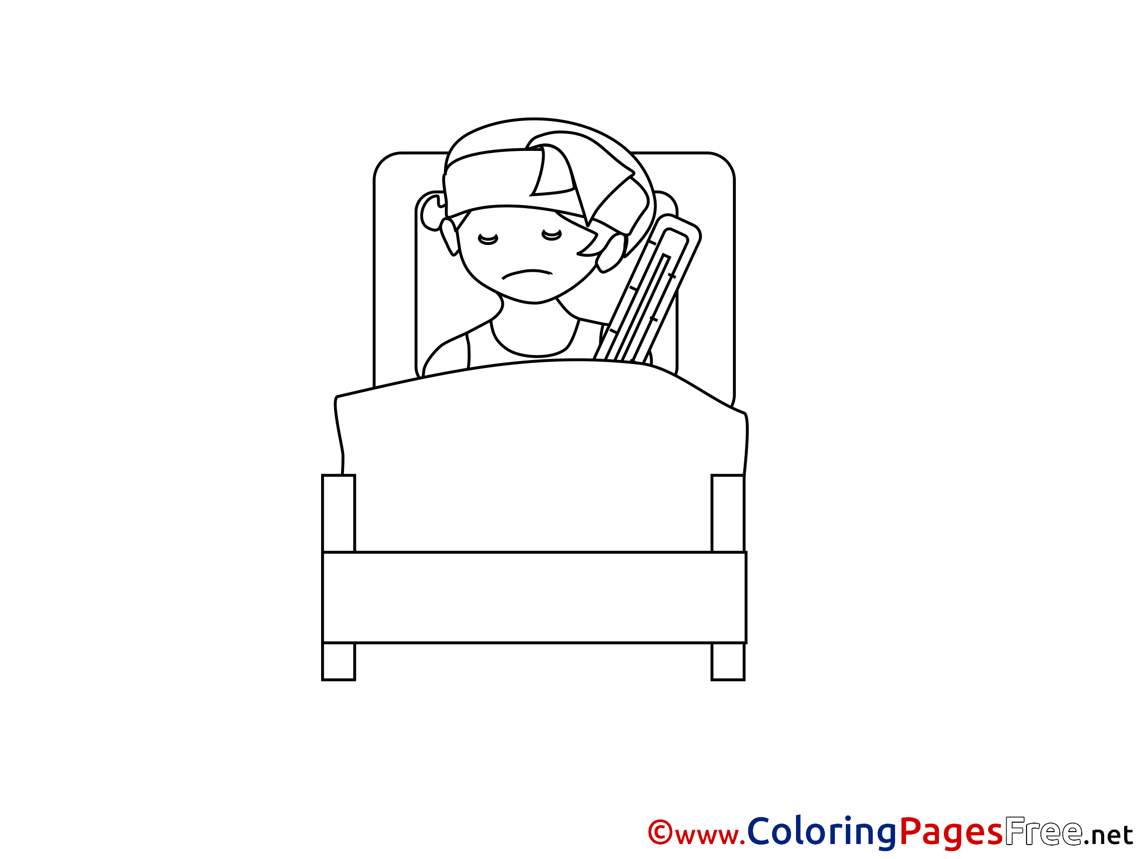 Hospital Ward Printable Coloring Sheets Download