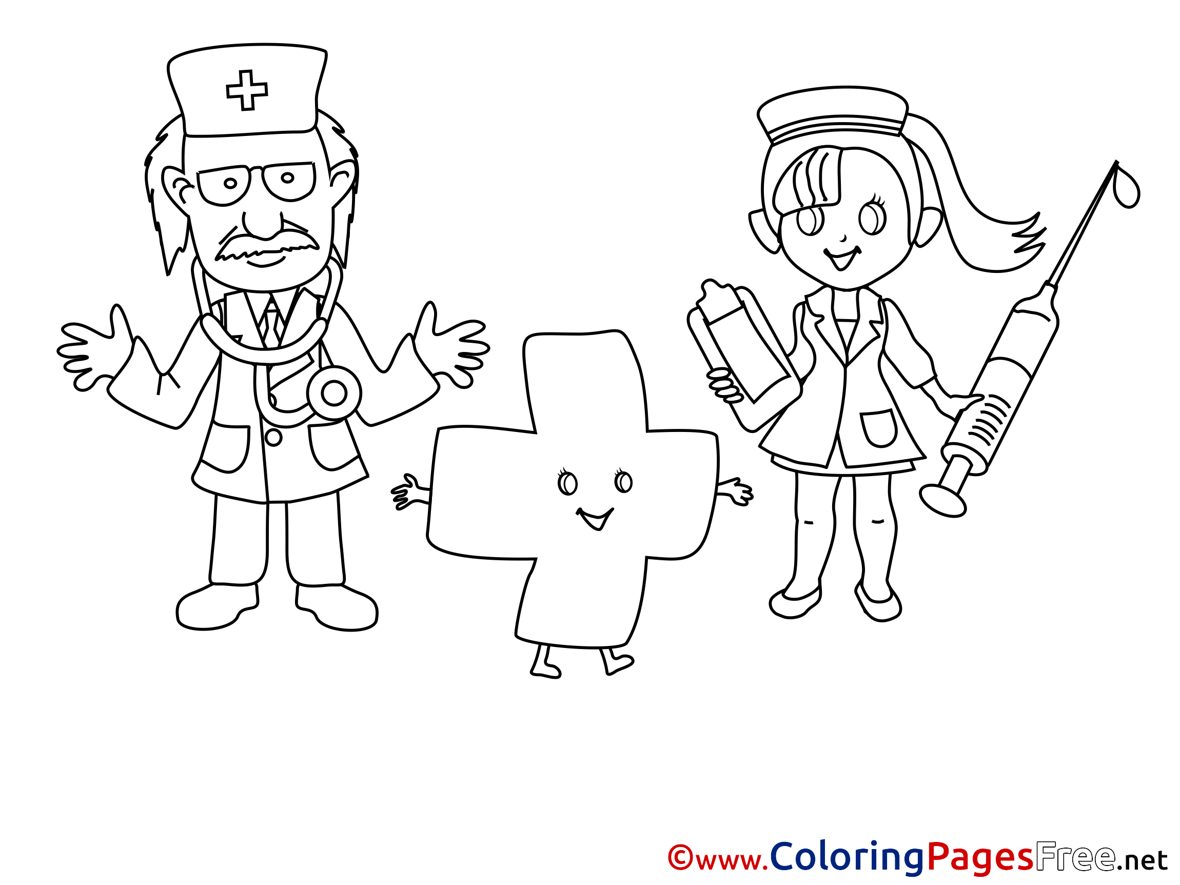 Medicine Coloring Pages for free