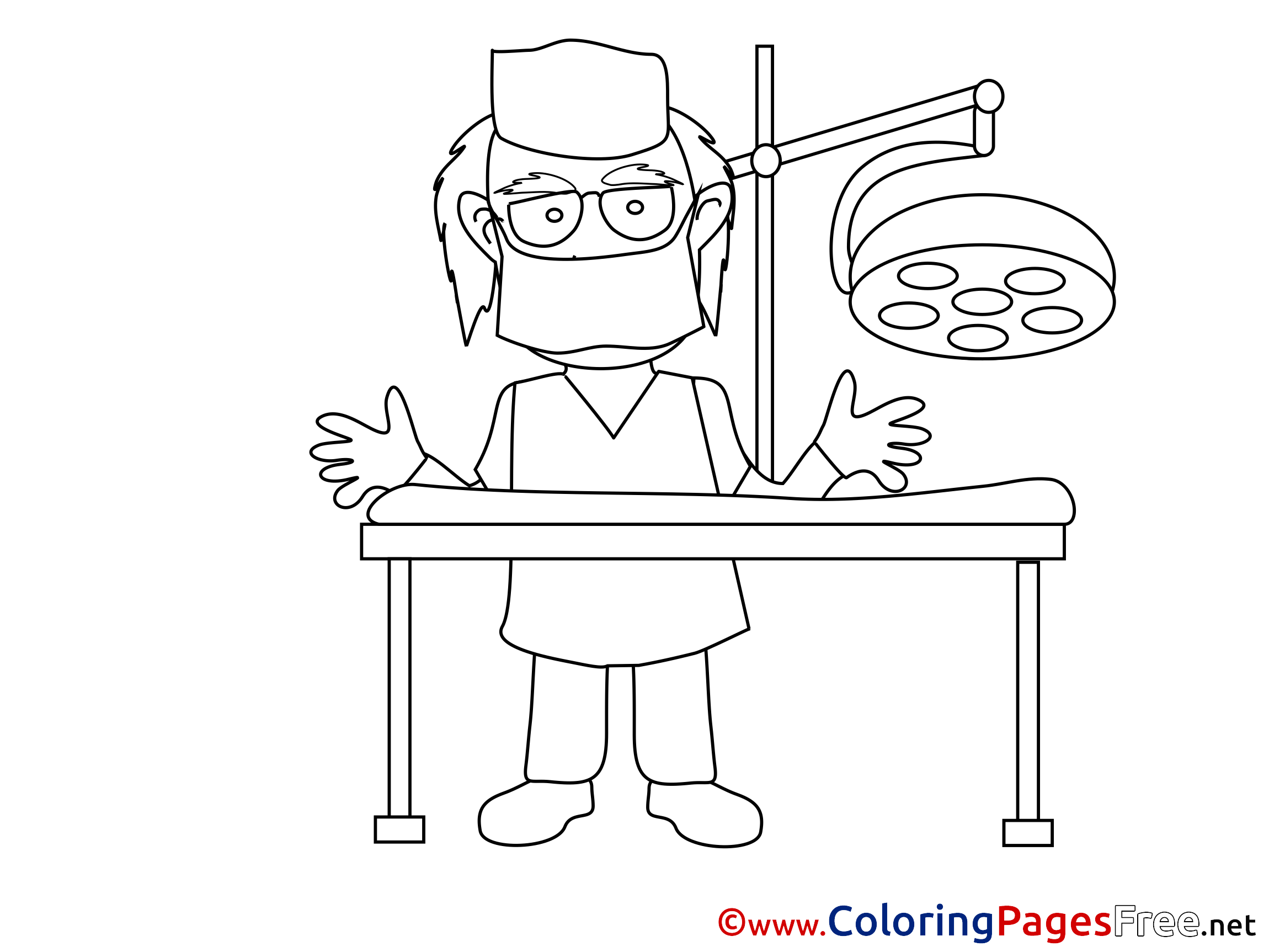 Surgery Coloring Pages