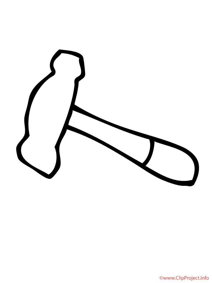 Download Hammer coloring sheet