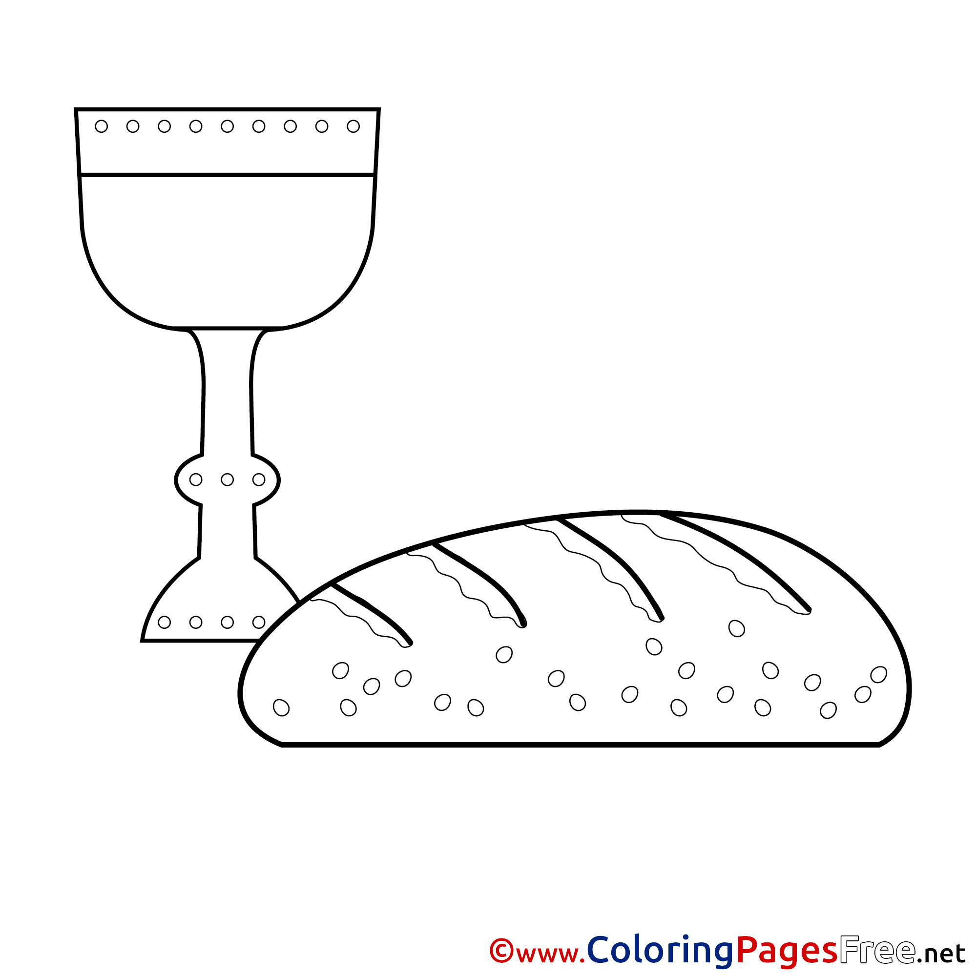 Communion Coloring Page