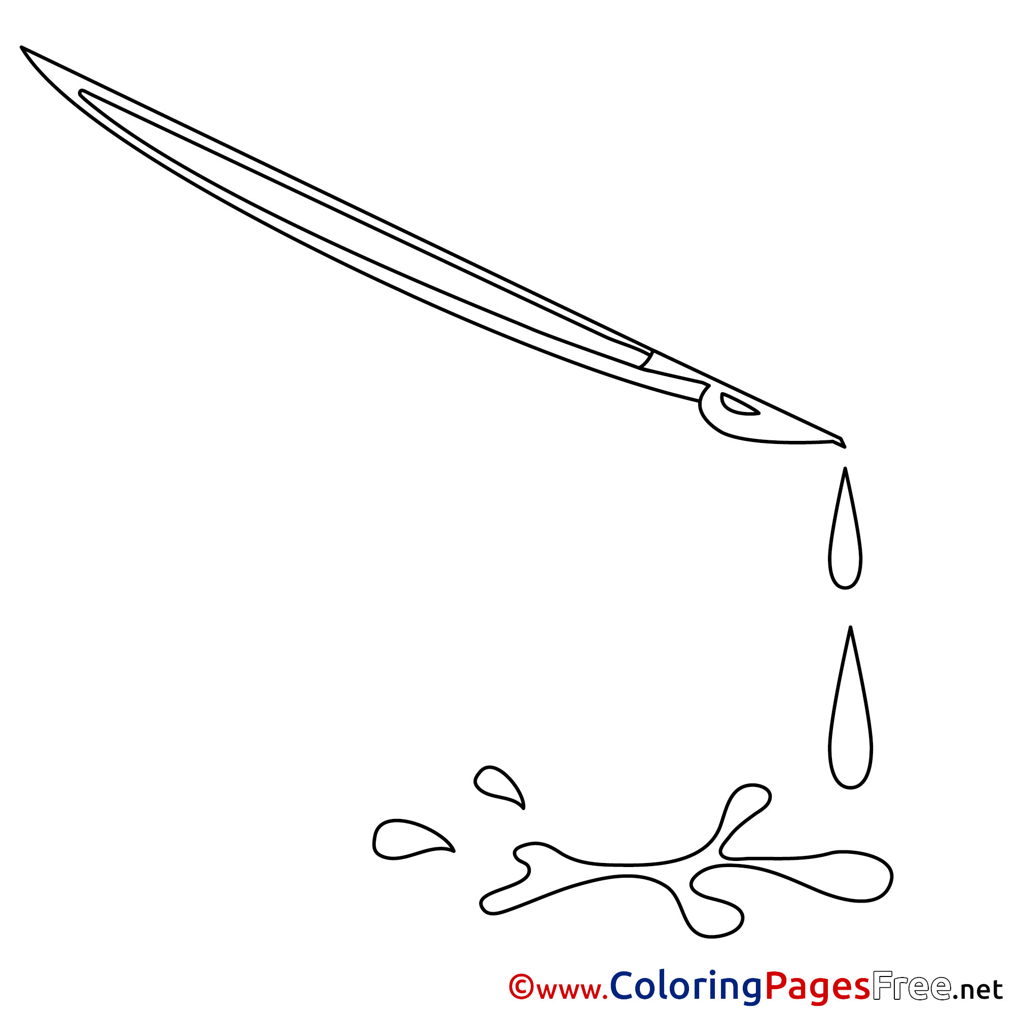 Ink Pen For Free Coloring Pages Download