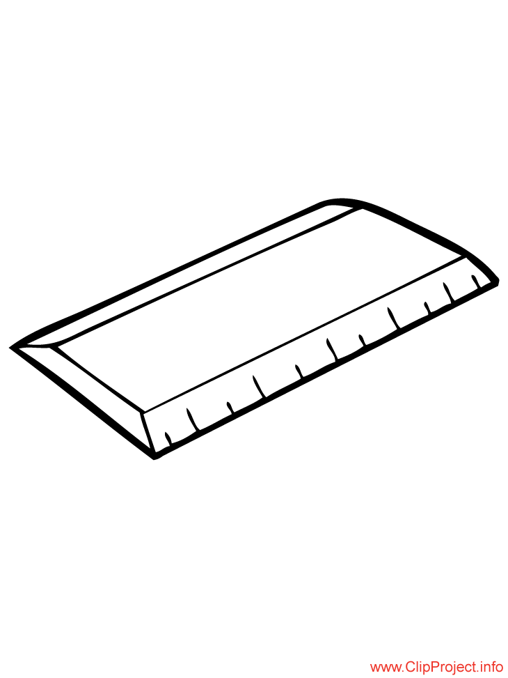 Ruler image coloring page for school