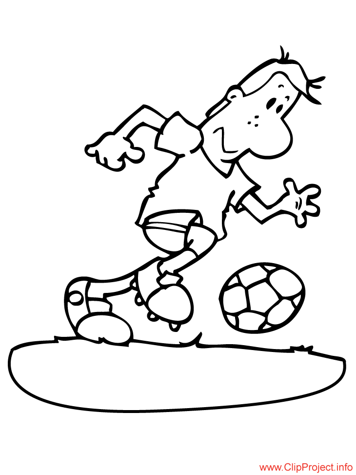 Football coloring pages for kids