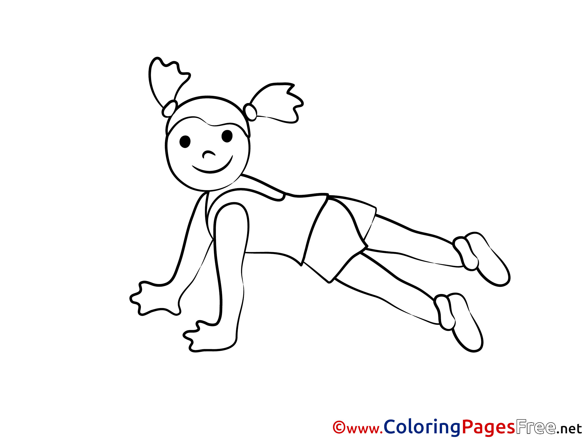 Children Download Colouring Page Yoga