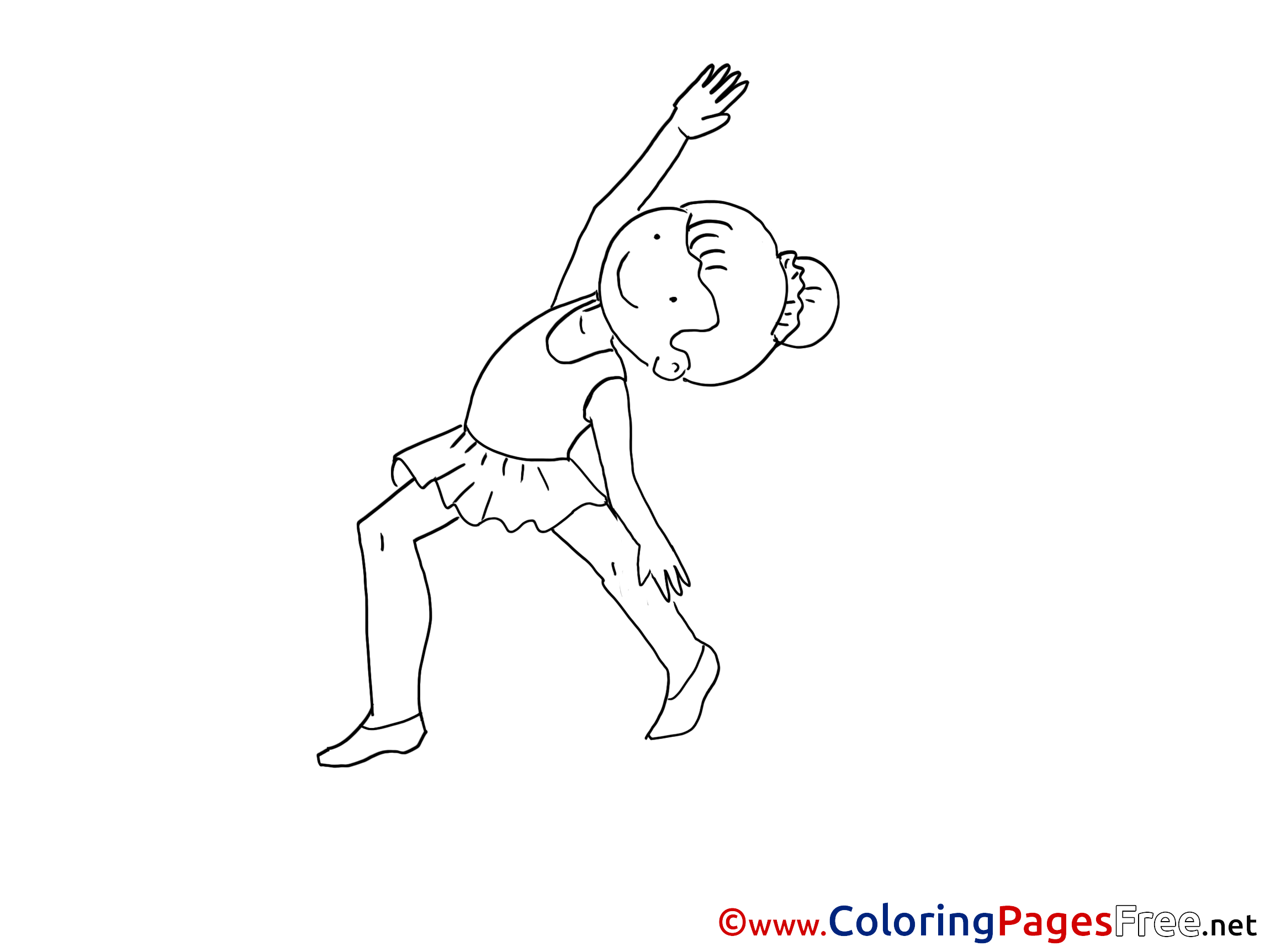Exercises Kids Download Coloring Pages