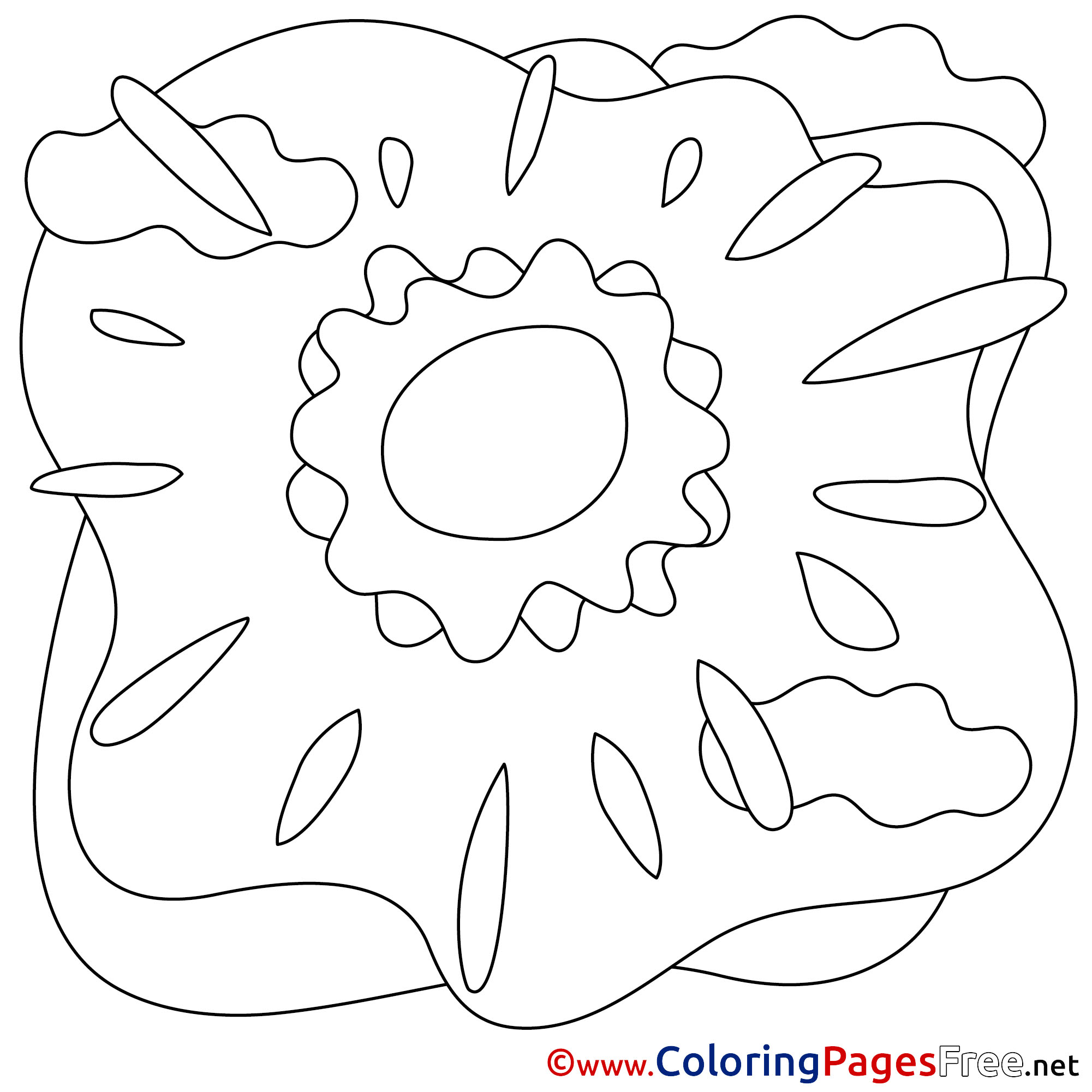 Sun for Kids Summer Colouring Page