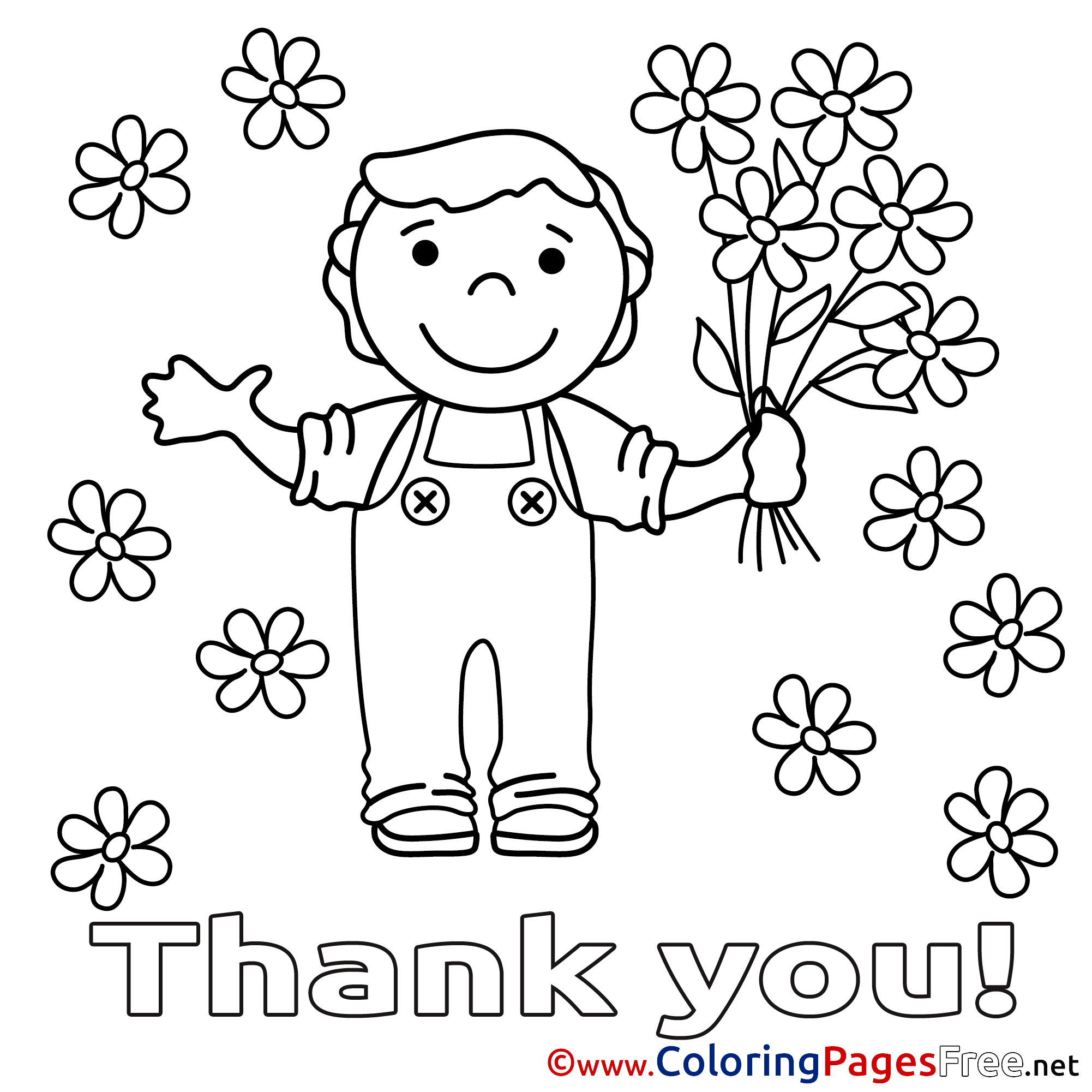 Download Top Thank You Coloring Pages Printable - cool wallpaper
