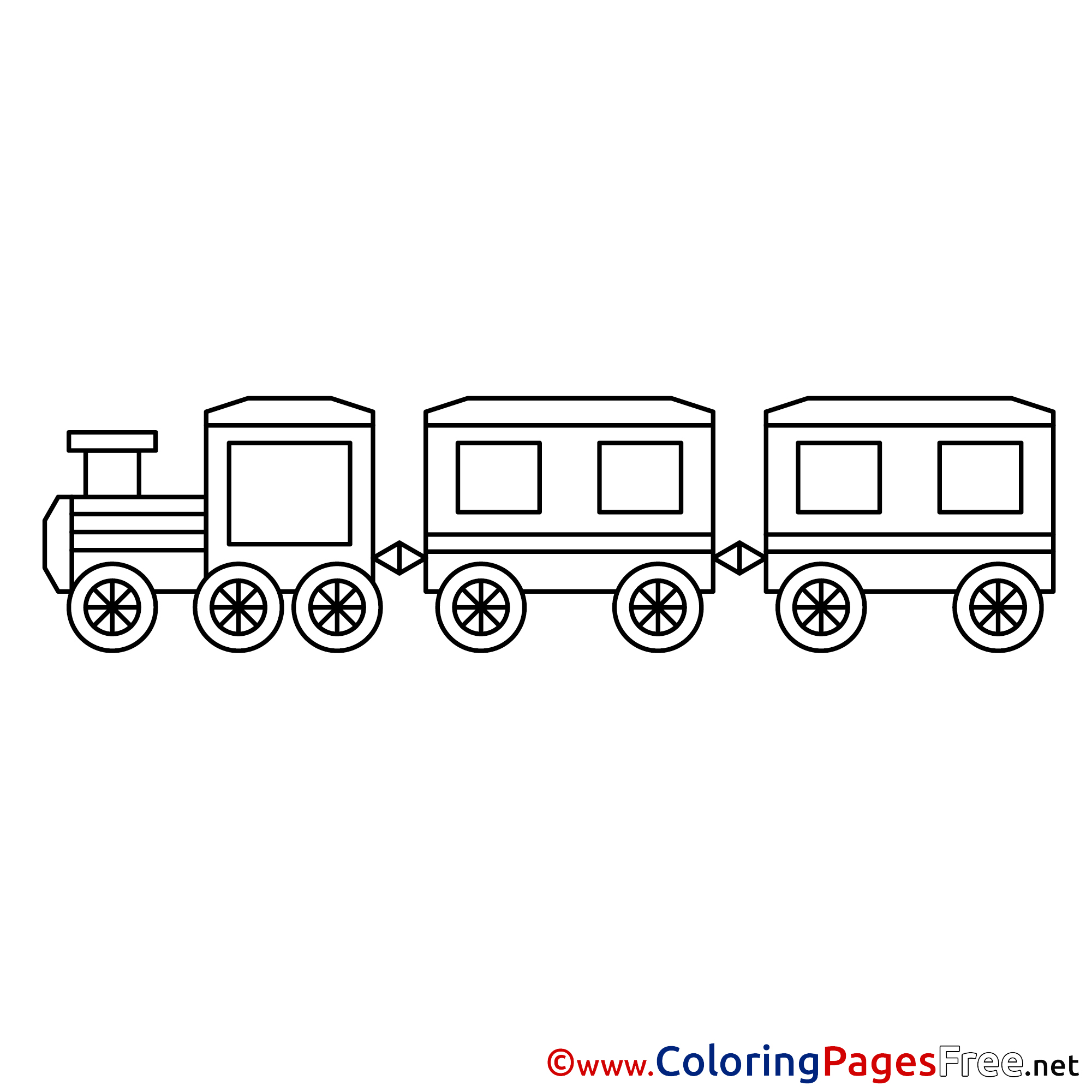 Train Download Printable Coloring Pages