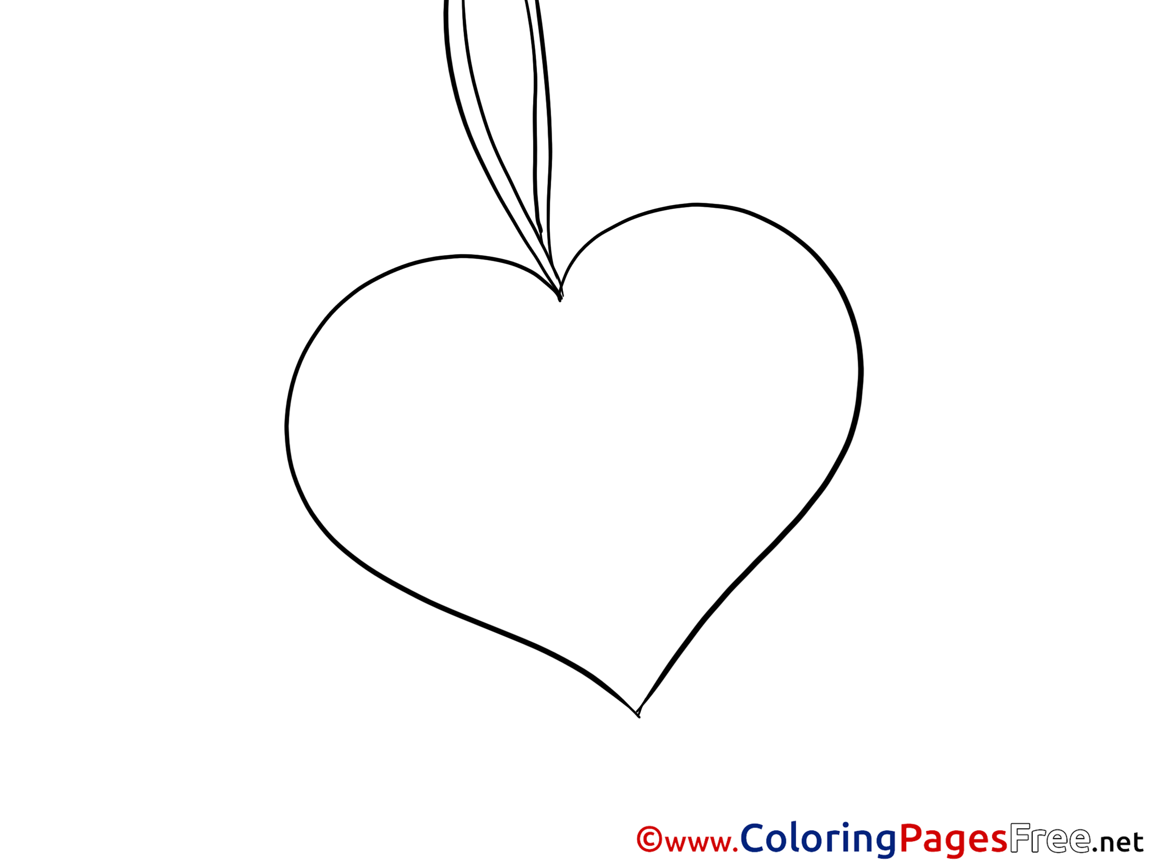 Colouring Sheet Download Heart Valentine S Day