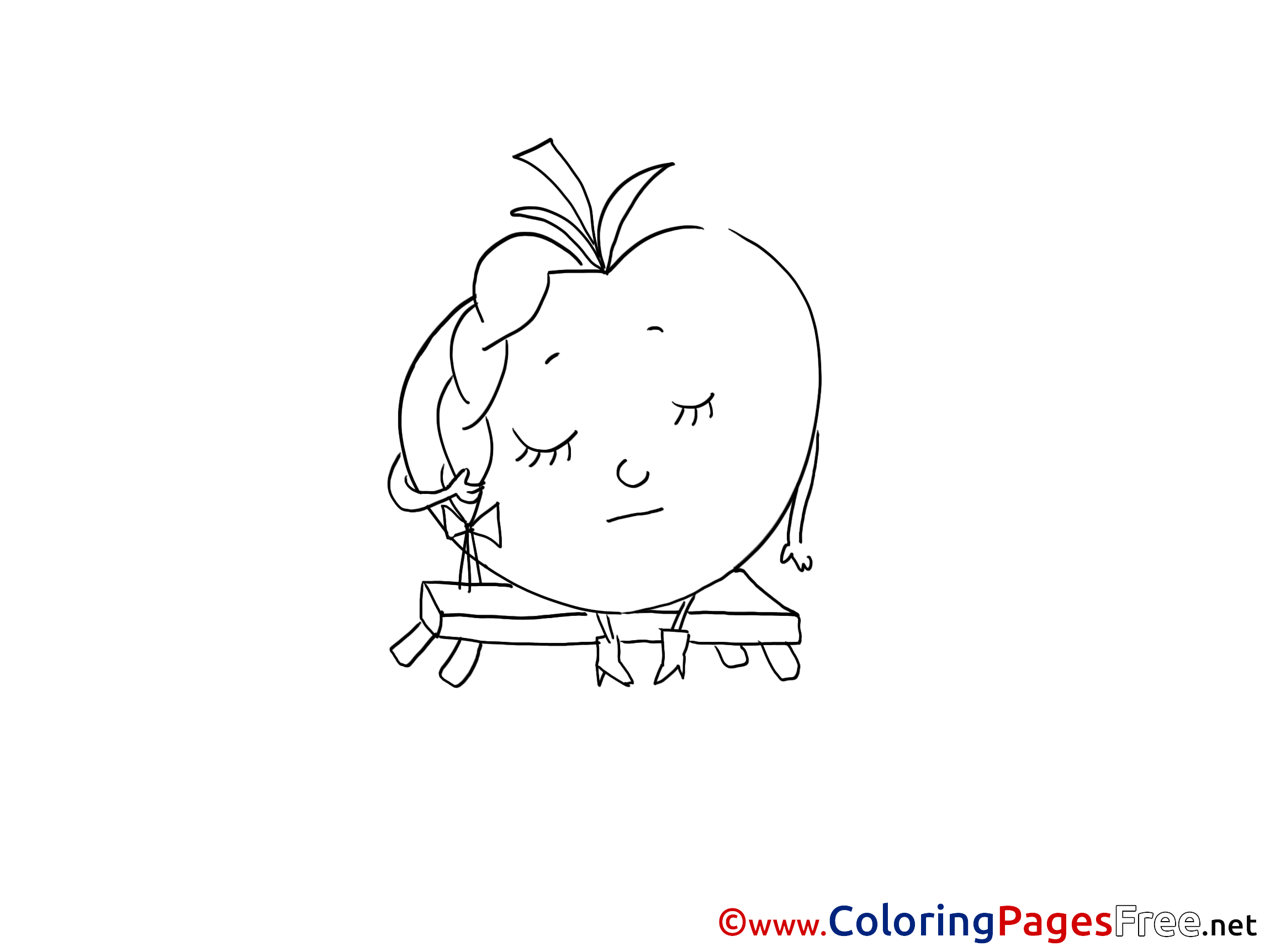 For Free Coloring Pages Tomato Download