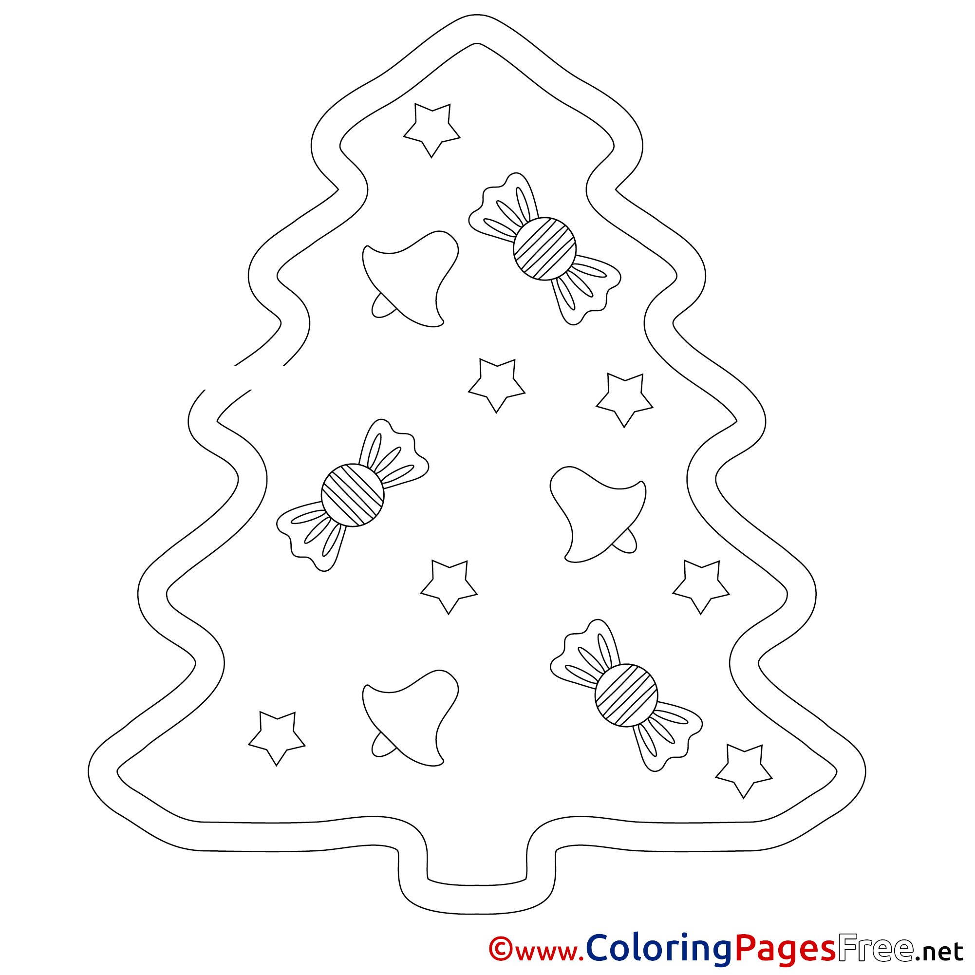 Merry Christmas Winter free Coloring Sheets