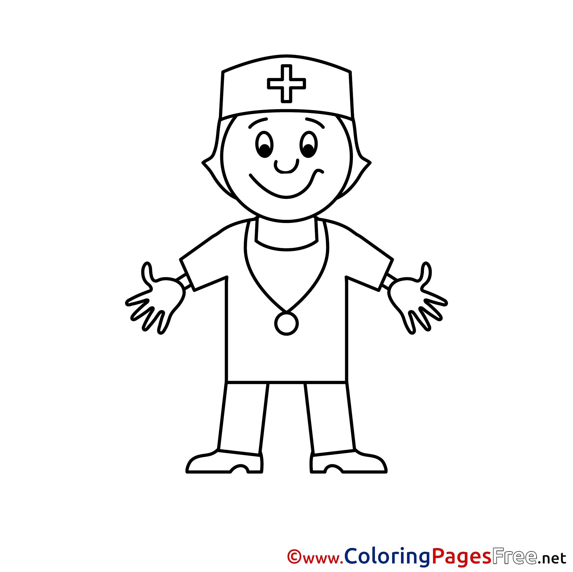 Doctor Printable Coloring Pages