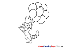 Cat Coloring Pages for free