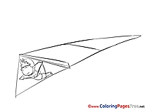 Delta plane download Colouring Sheet free