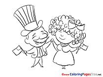 Holiday for Children download Colouring Page