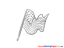 Independence Day download Colouring Page